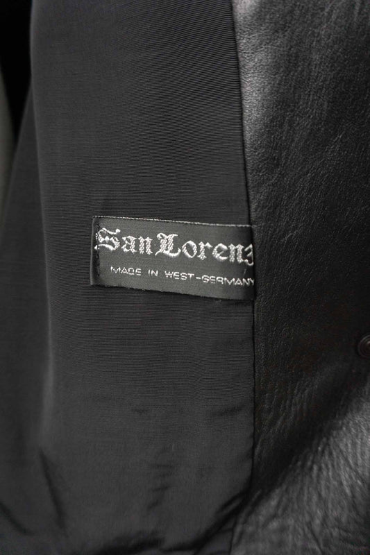 Vintage Lederjacke 80s San Lorenz Oversize Made in West Germany