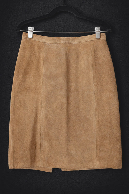 Lederrock Beige theplaincircle vintage