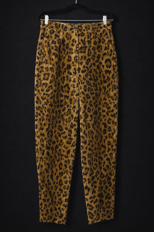 Vintage Leo Hose 80s – Leopard Print Statement Pants, XS–S theplaincircle vintage