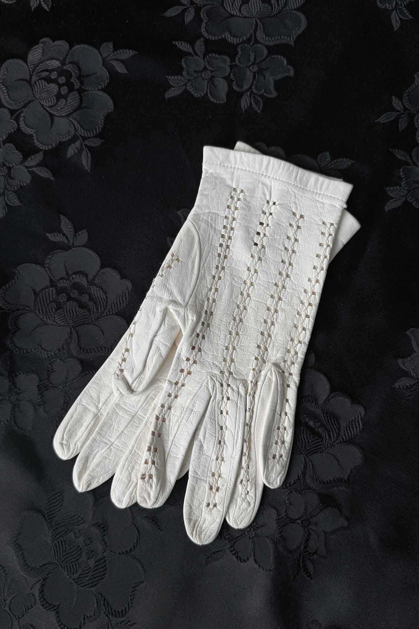 Vintage Lederhandschuhe, S theplaincircle vintage