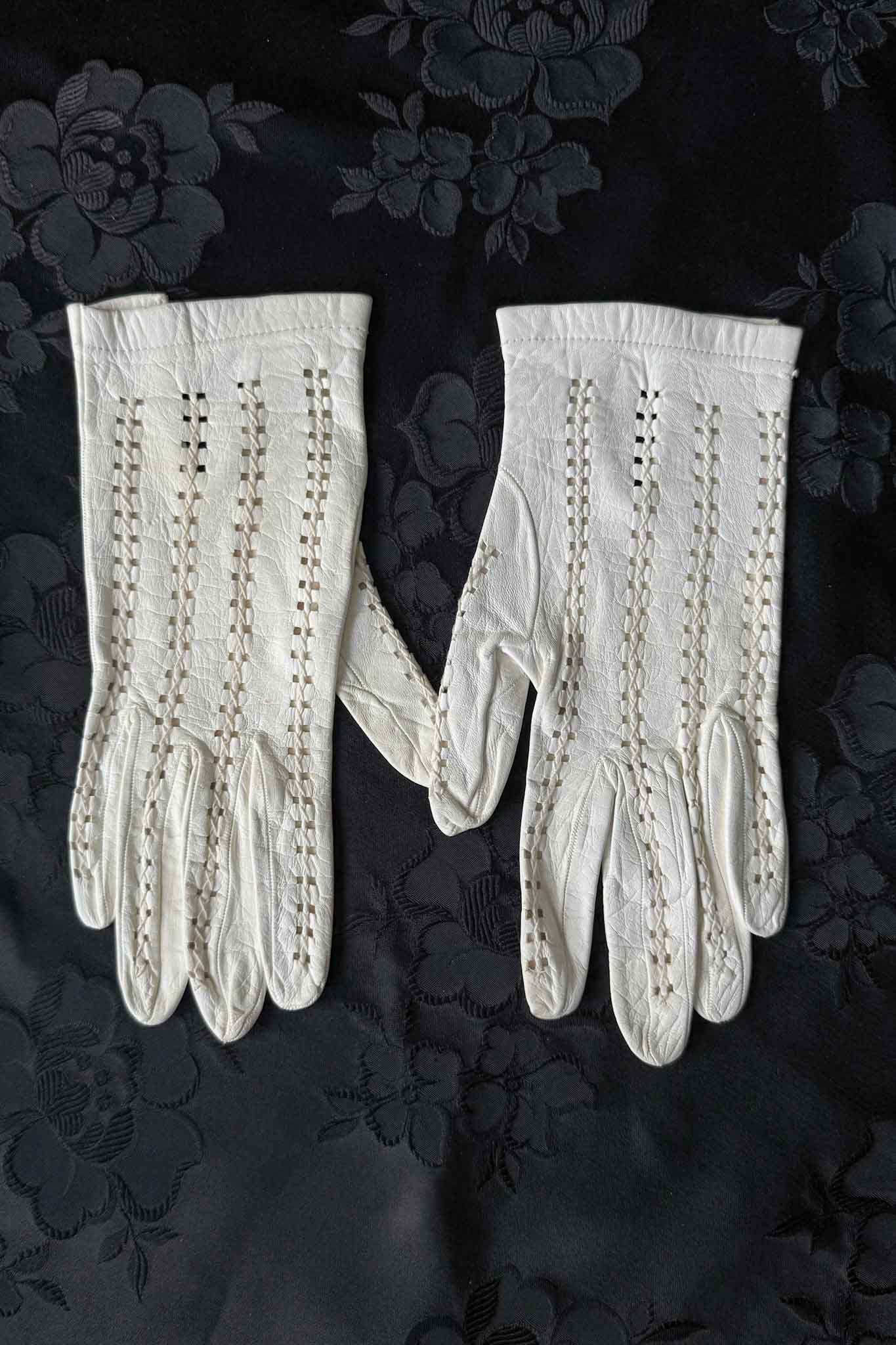 Vintage Lederhandschuhe, S theplaincircle vintage