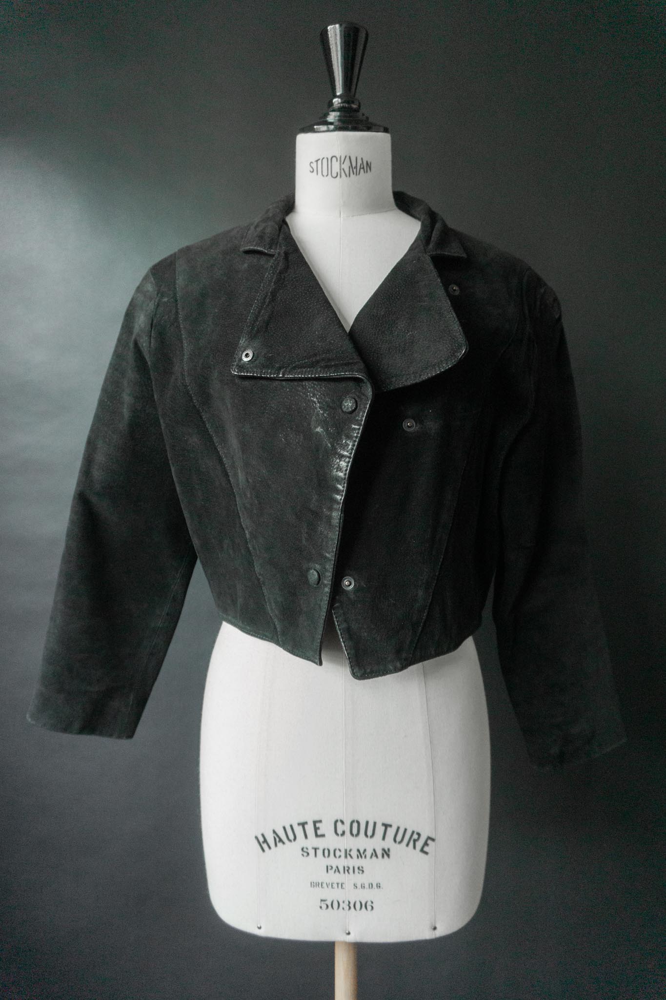 Vintage 80s Wildleder Jacke, XS–S theplaincircle vintage