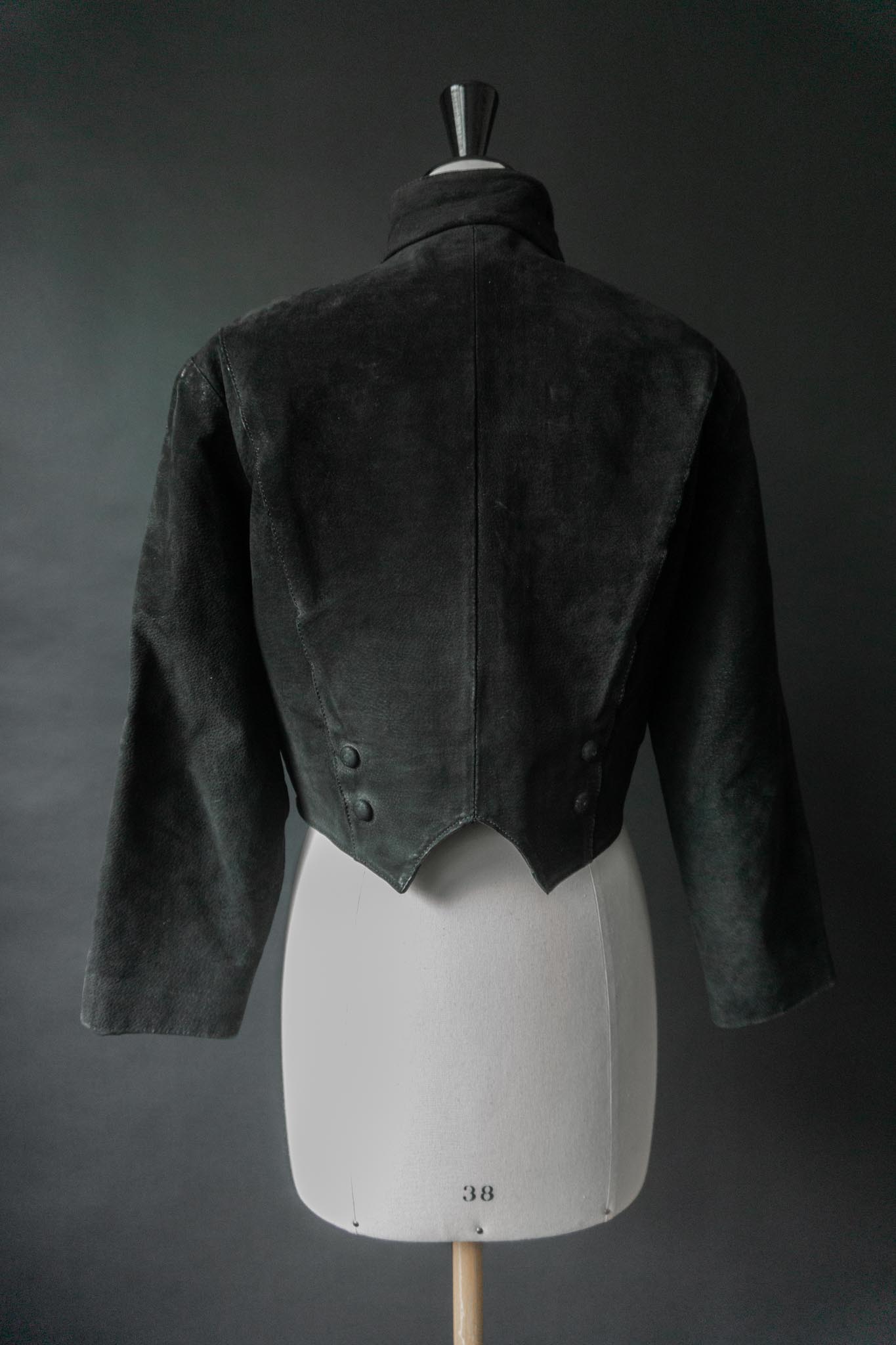 Vintage 80s Wildleder Jacke, XS–S theplaincircle vintage
