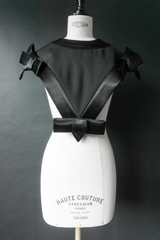 Jil Sander Designer-Top mit Schleifendetails – Runway Piece aus der Kollektion 2022 theplaincircle vintage