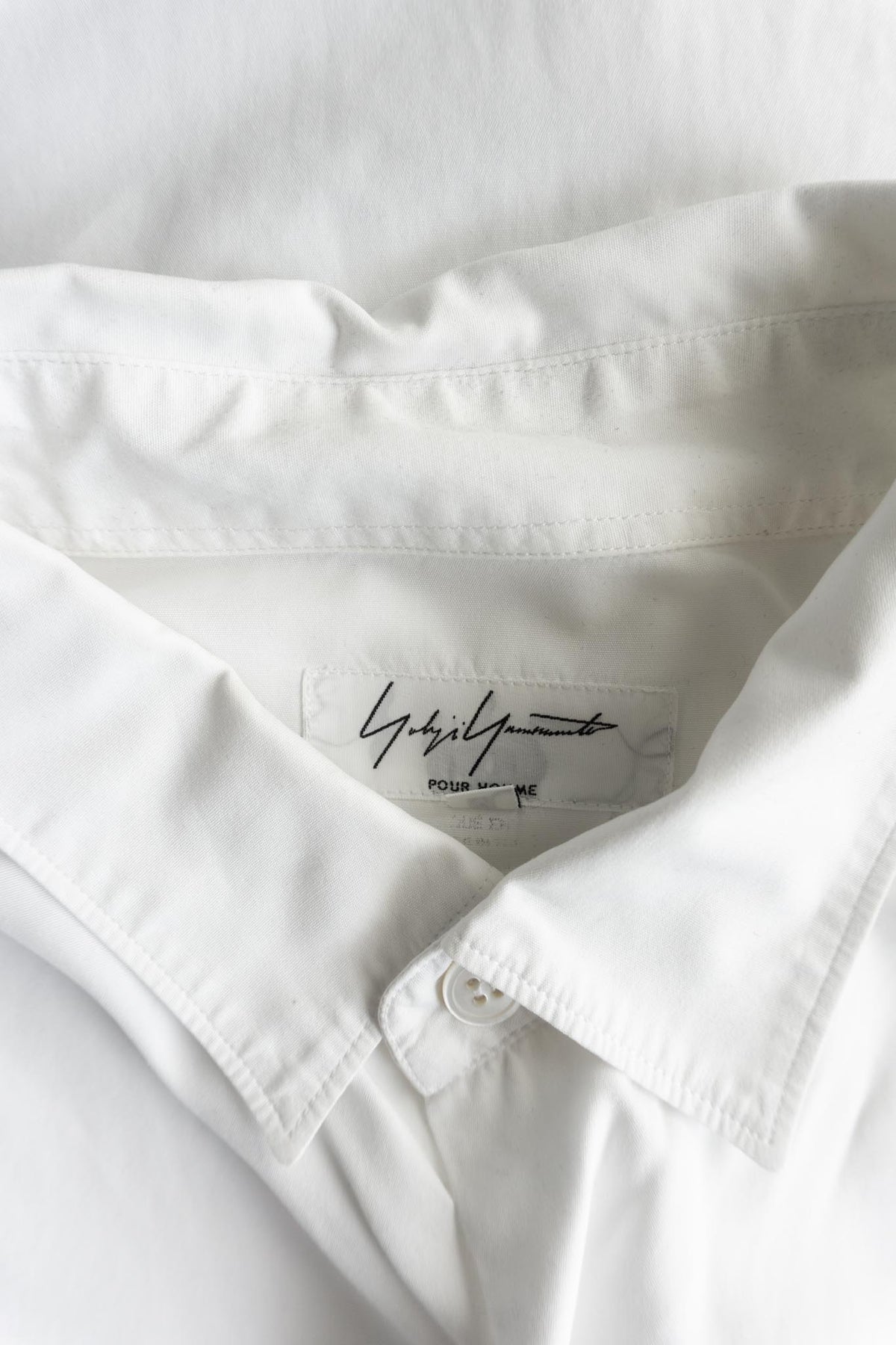 Vintage Yohji Yamamoto Oversized Hemd, Weiß, M–XL
