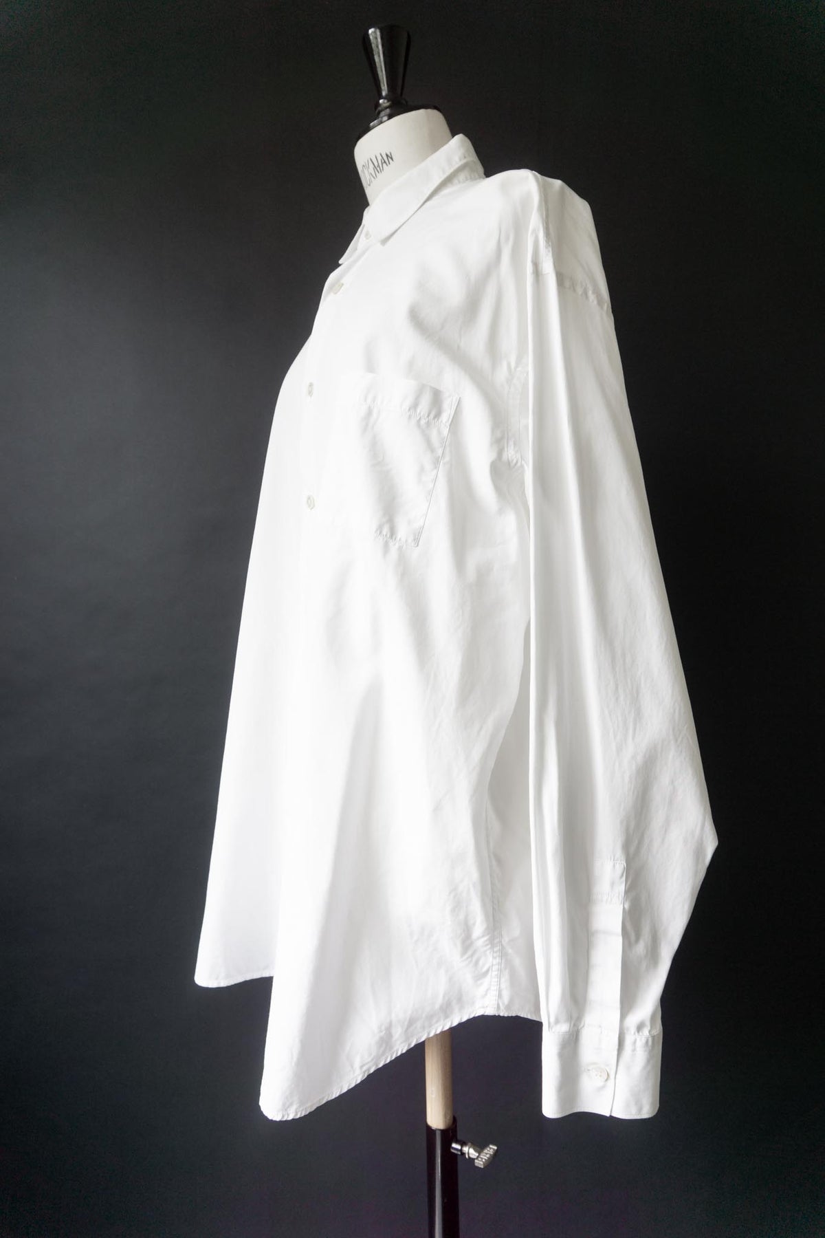 Vintage Yohji Yamamoto Oversized Hemd, Weiß, M–XL