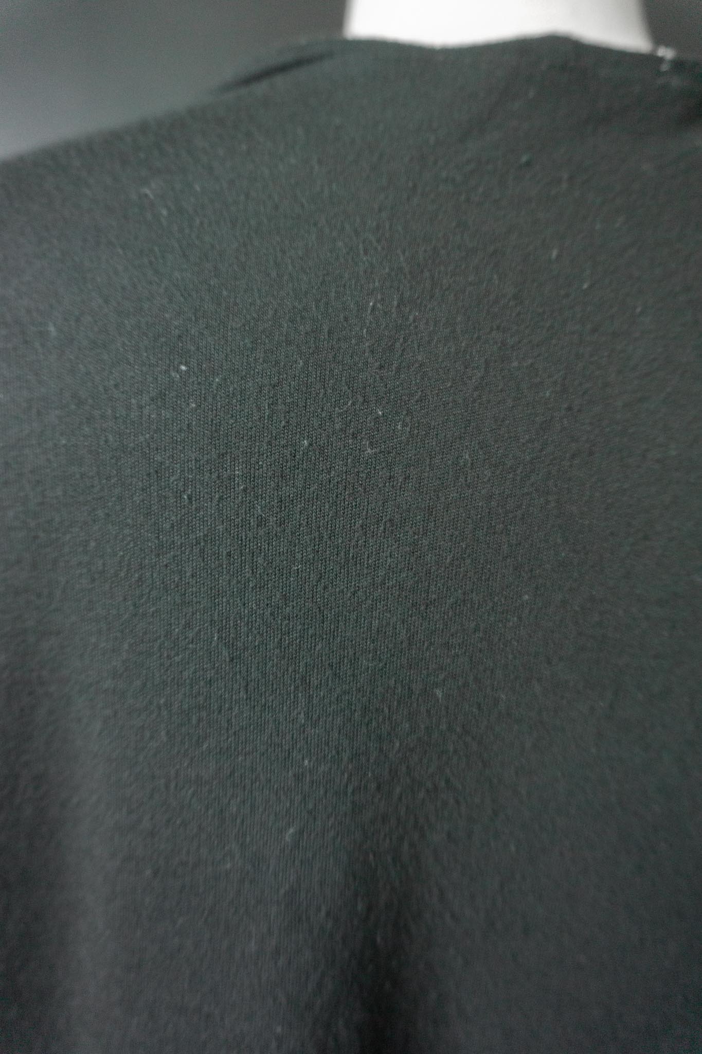 Vintage Dolce & Gabbana 90s T-Shirt mit Schleifendetail – Schwarzes Designer Basic, S–M theplaincircle vintage