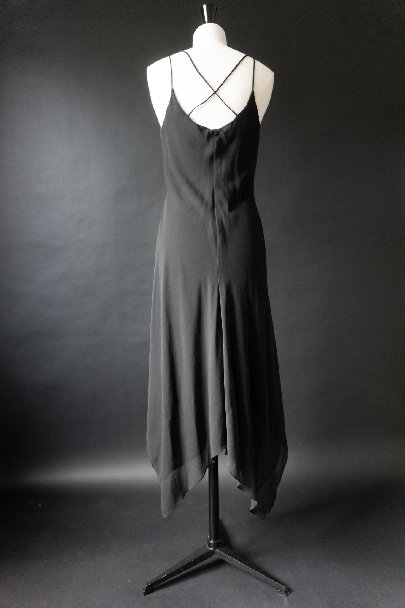 Calvin Klein Y2K Slip Dress in Schwarz, S theplaincircle vintage