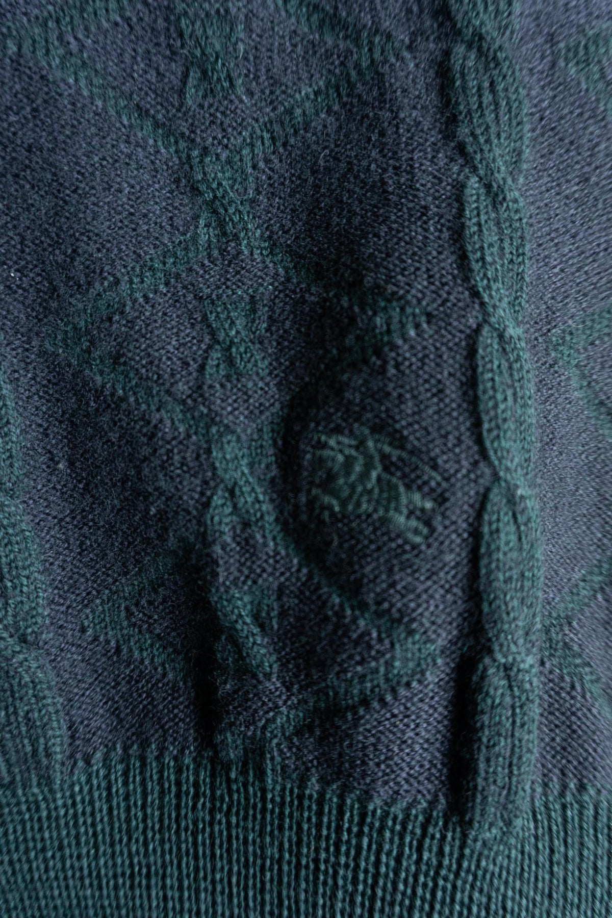 Vintage 80s Burberry Pullover, cropped, S–M