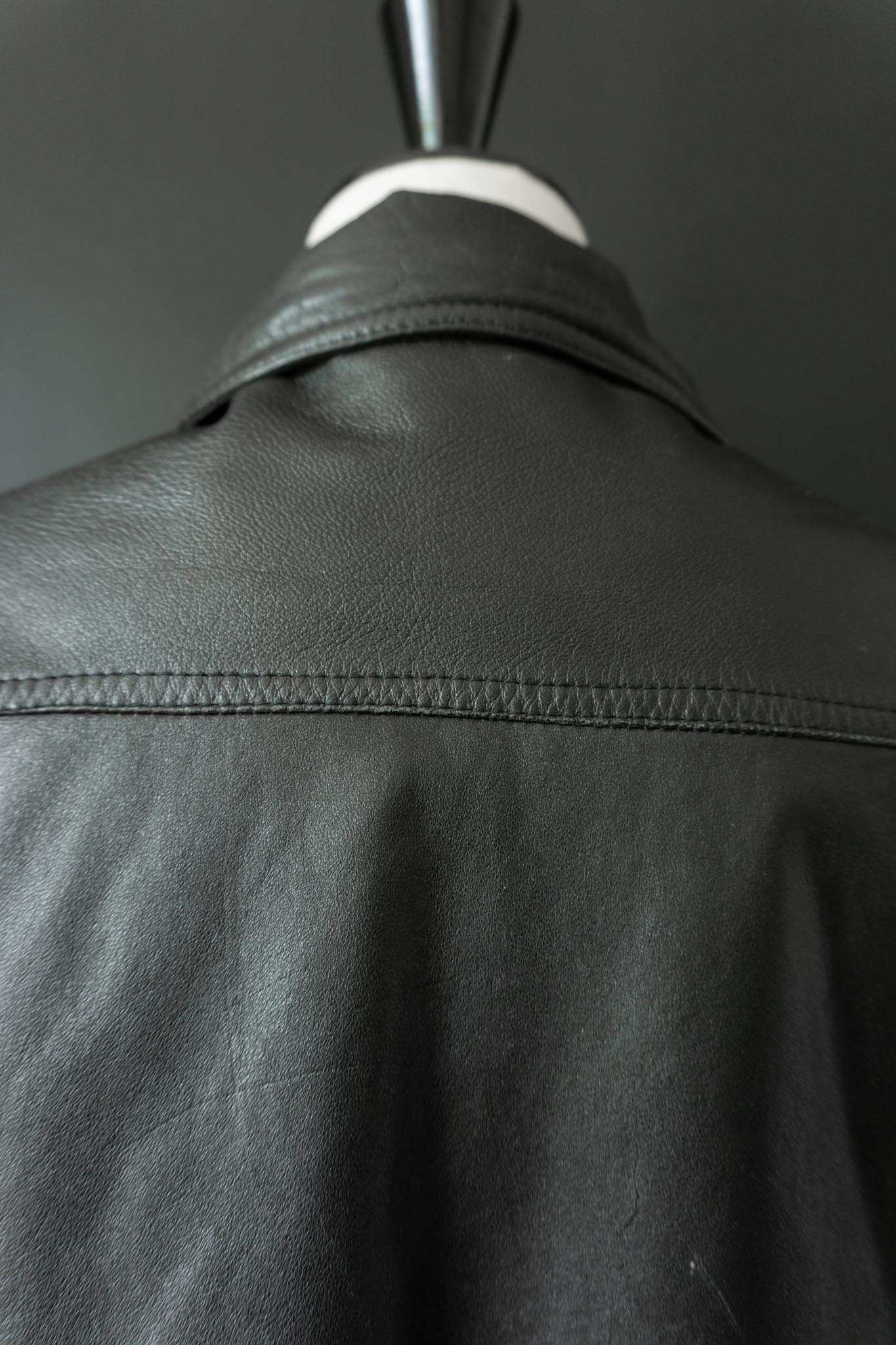 Vintage 80s Blouson-Lederjacke aus butterweichem Nappaleder, M–XL theplaincircle vintage