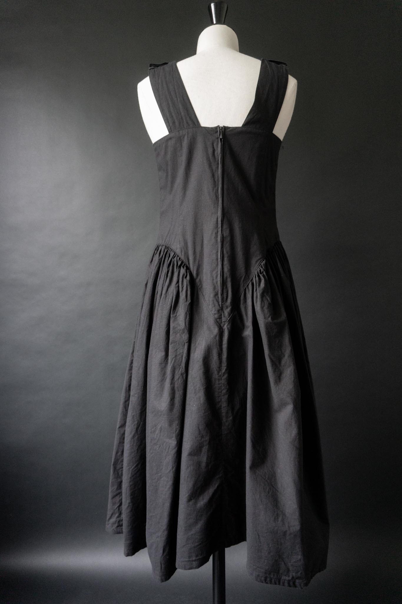 Vintage 80s Kleid, Prairie Silhouette, S–M theplaincircle vintage