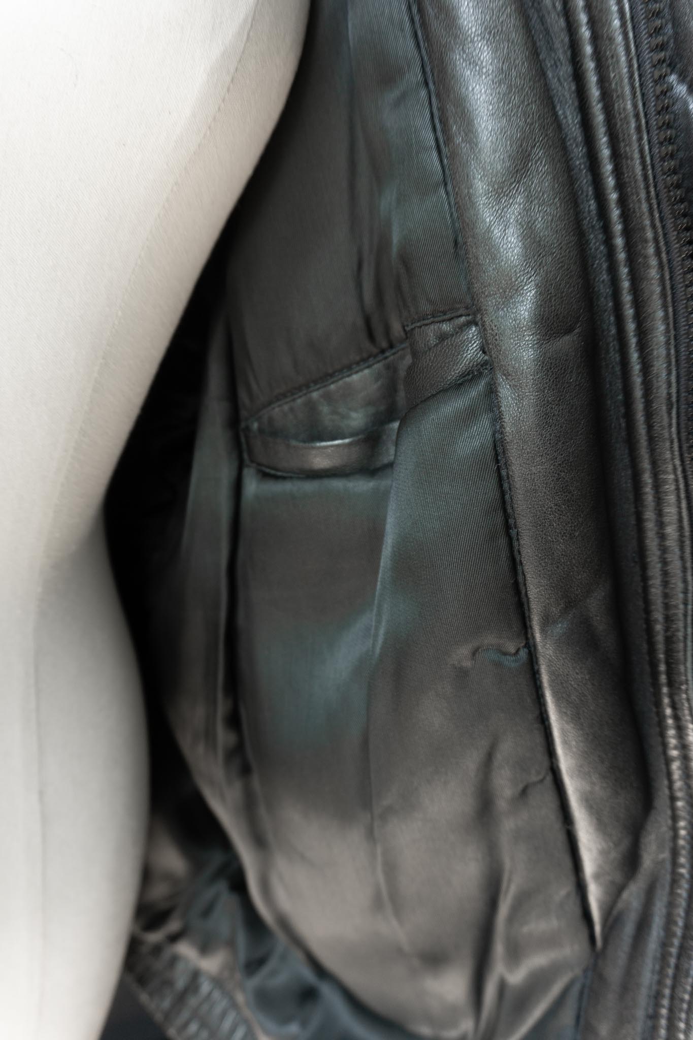 Vintage 80s Blouson-Lederjacke aus butterweichem Nappaleder, M–XL theplaincircle vintage