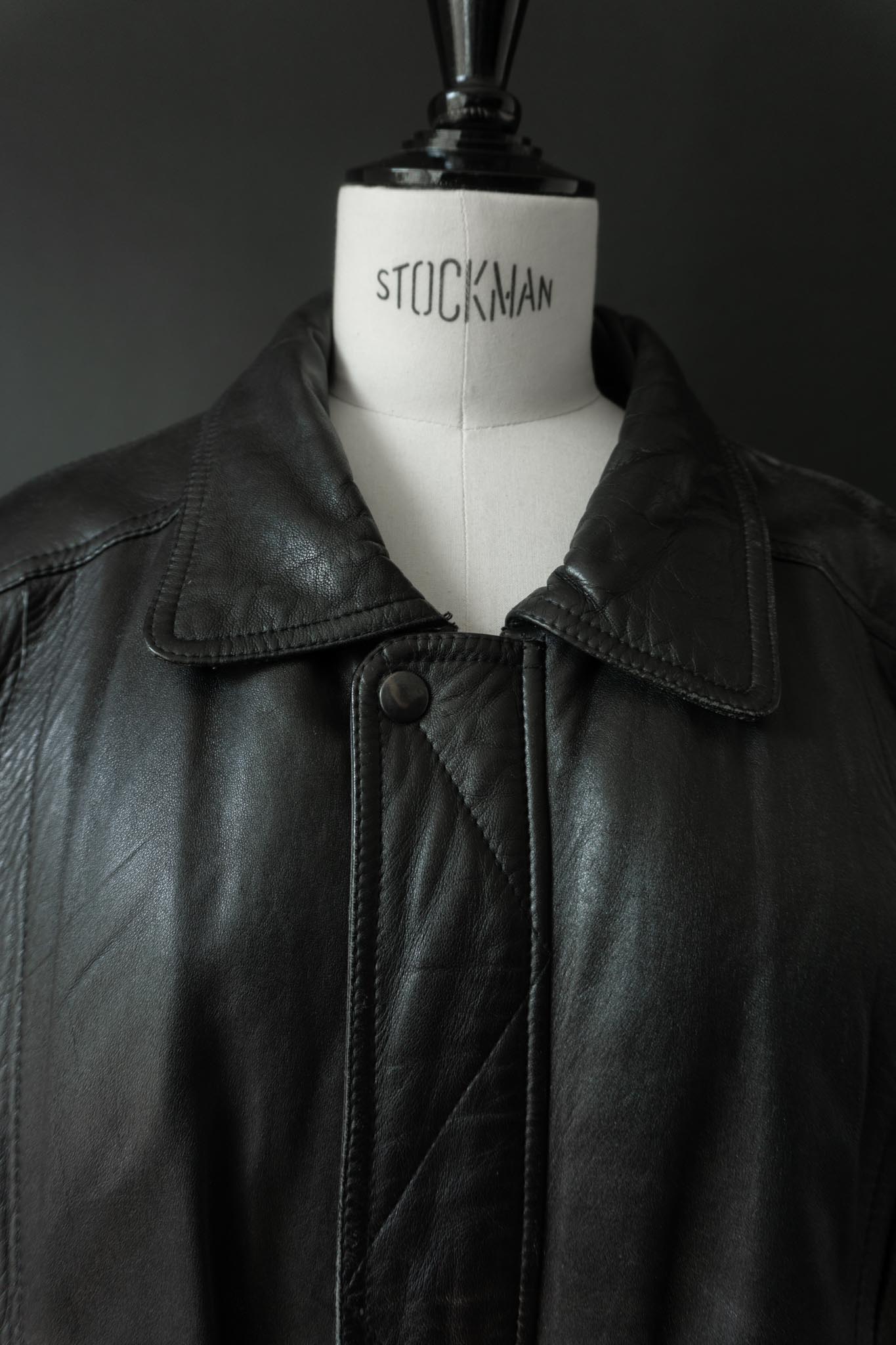 Vintage 80s Blouson-Lederjacke aus butterweichem Nappaleder, M–XL theplaincircle vintage