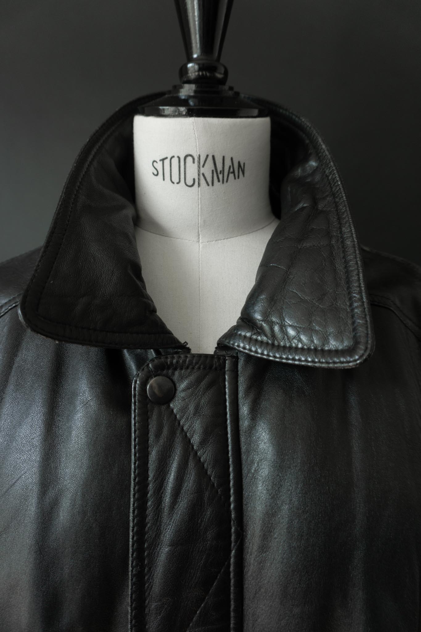 Vintage 80s Blouson-Lederjacke aus butterweichem Nappaleder, M–XL theplaincircle vintage