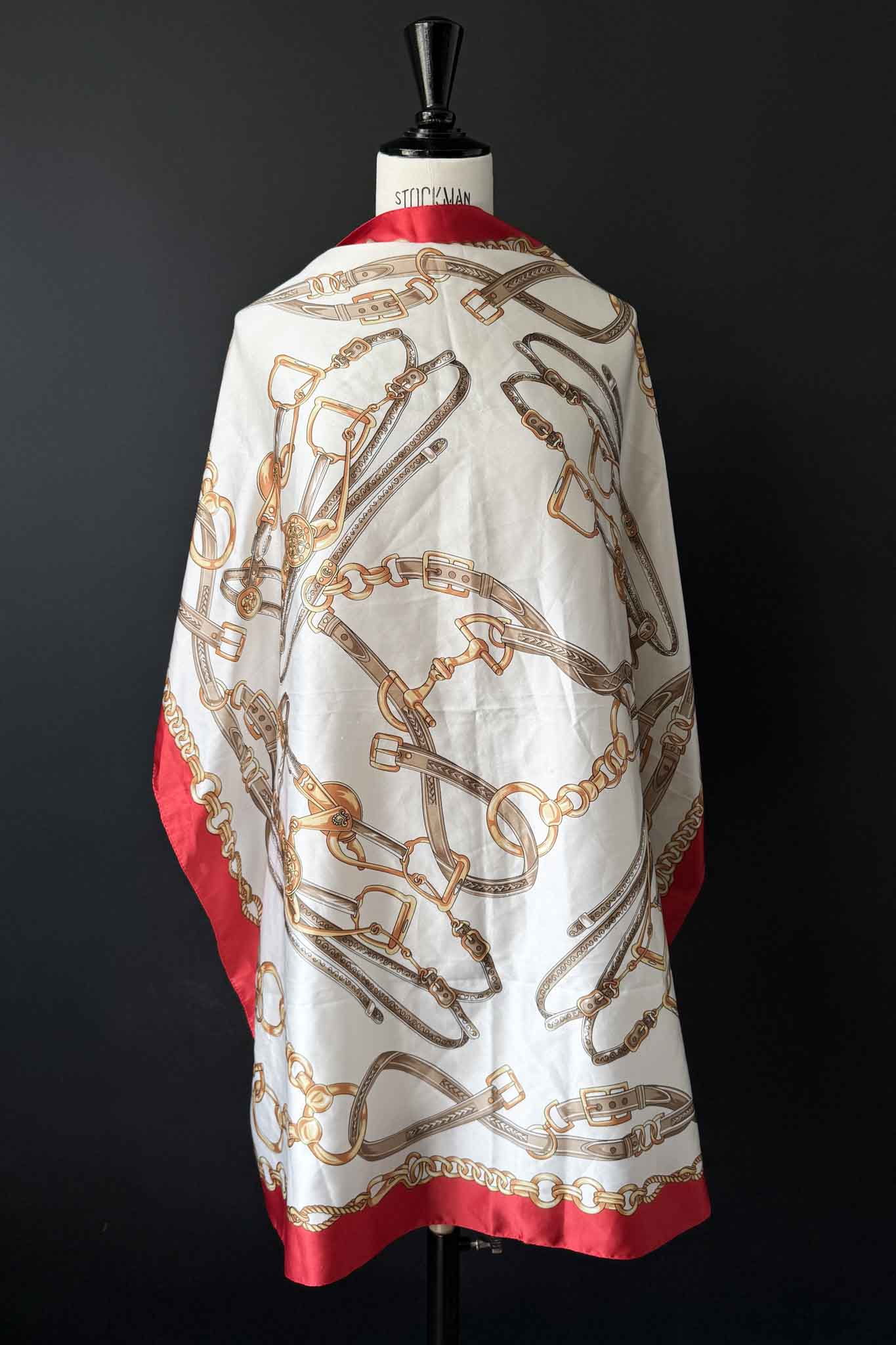 Vintage Seidentuch Versace Style theplaincircle vintage