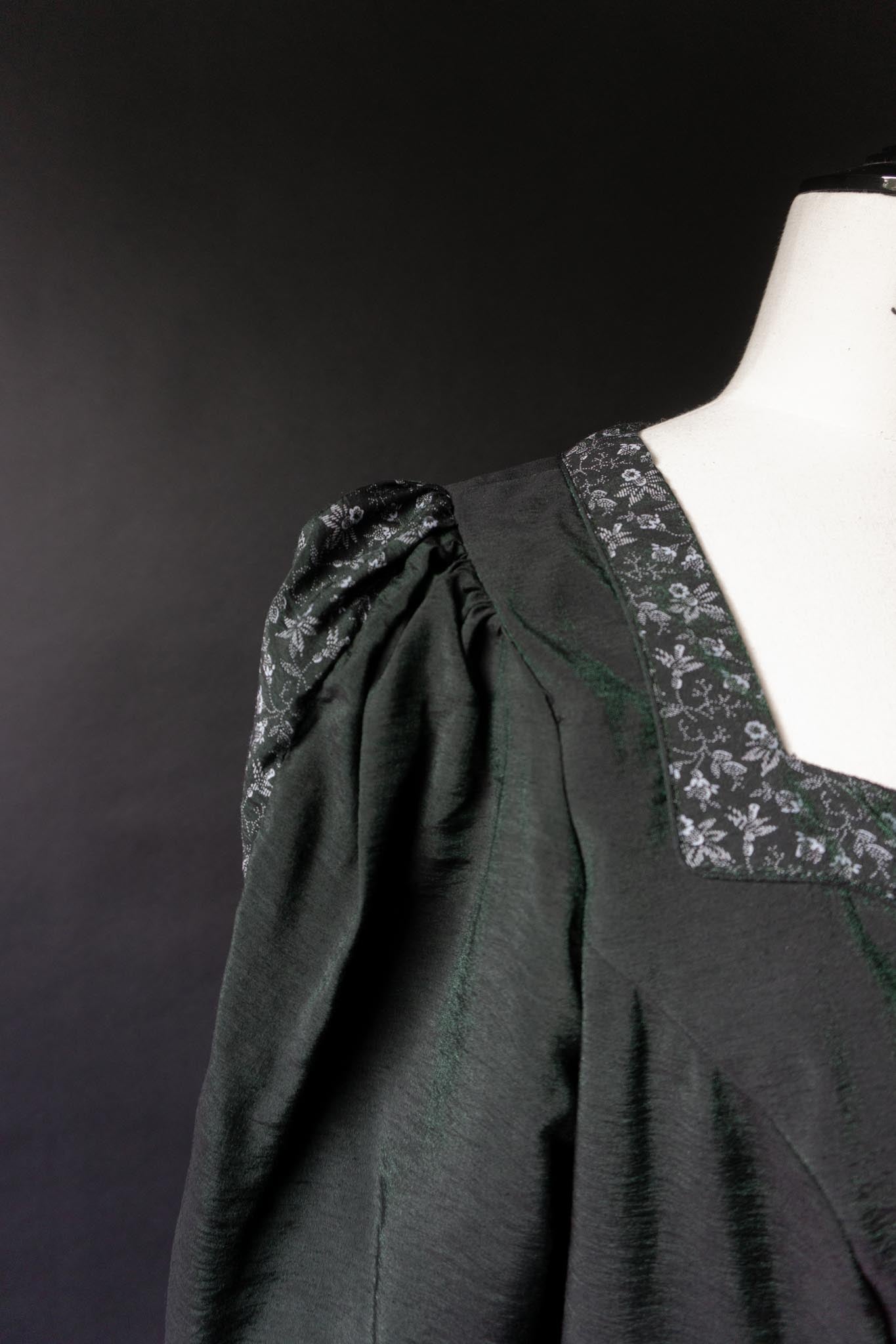Vintage Dark Folklore Kleid, L–XL theplaincircle vintage