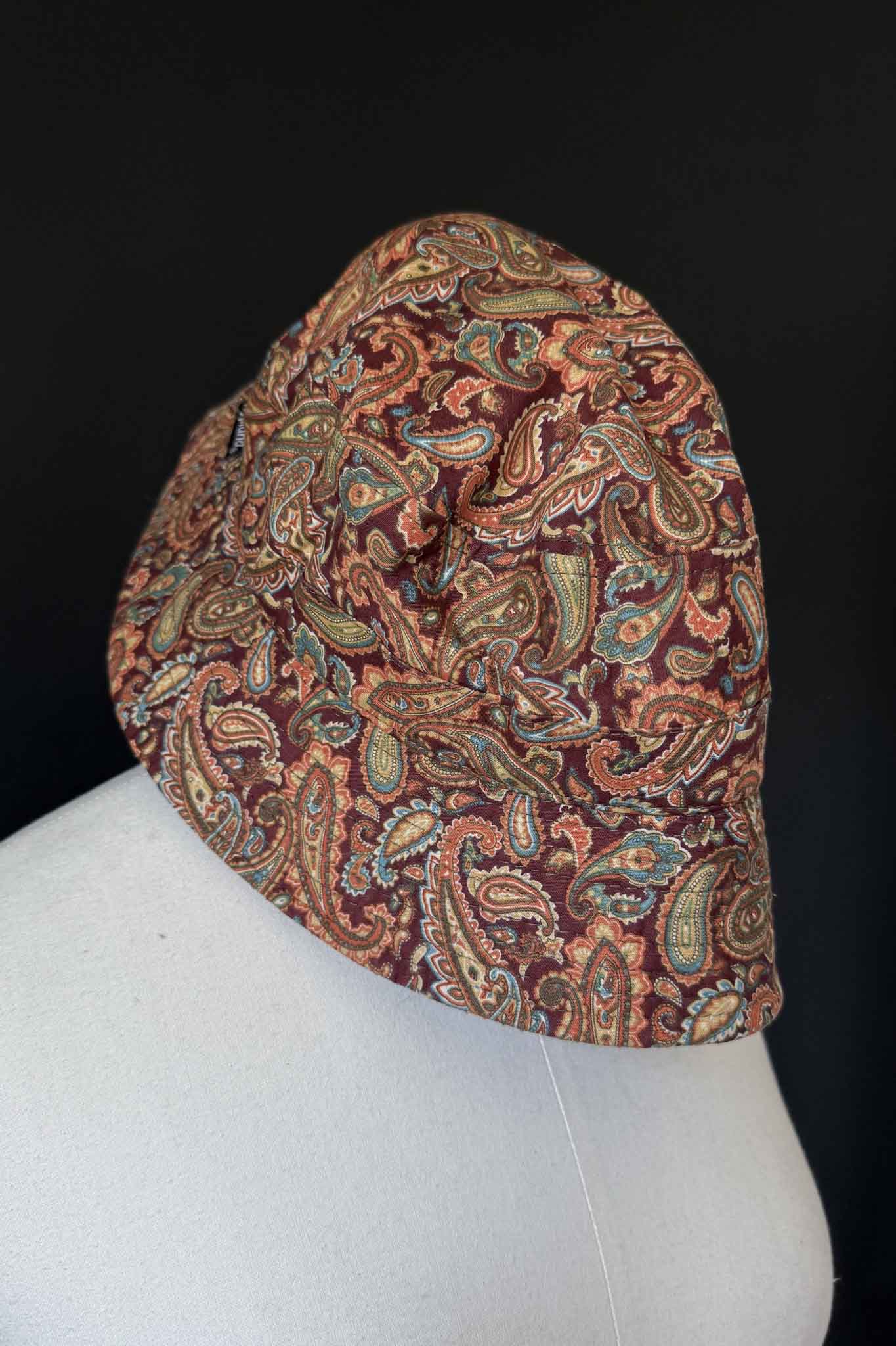Vintage 90s Paisley Bucket Hat – Vintage Boho Festival Hat theplaincircle vintage