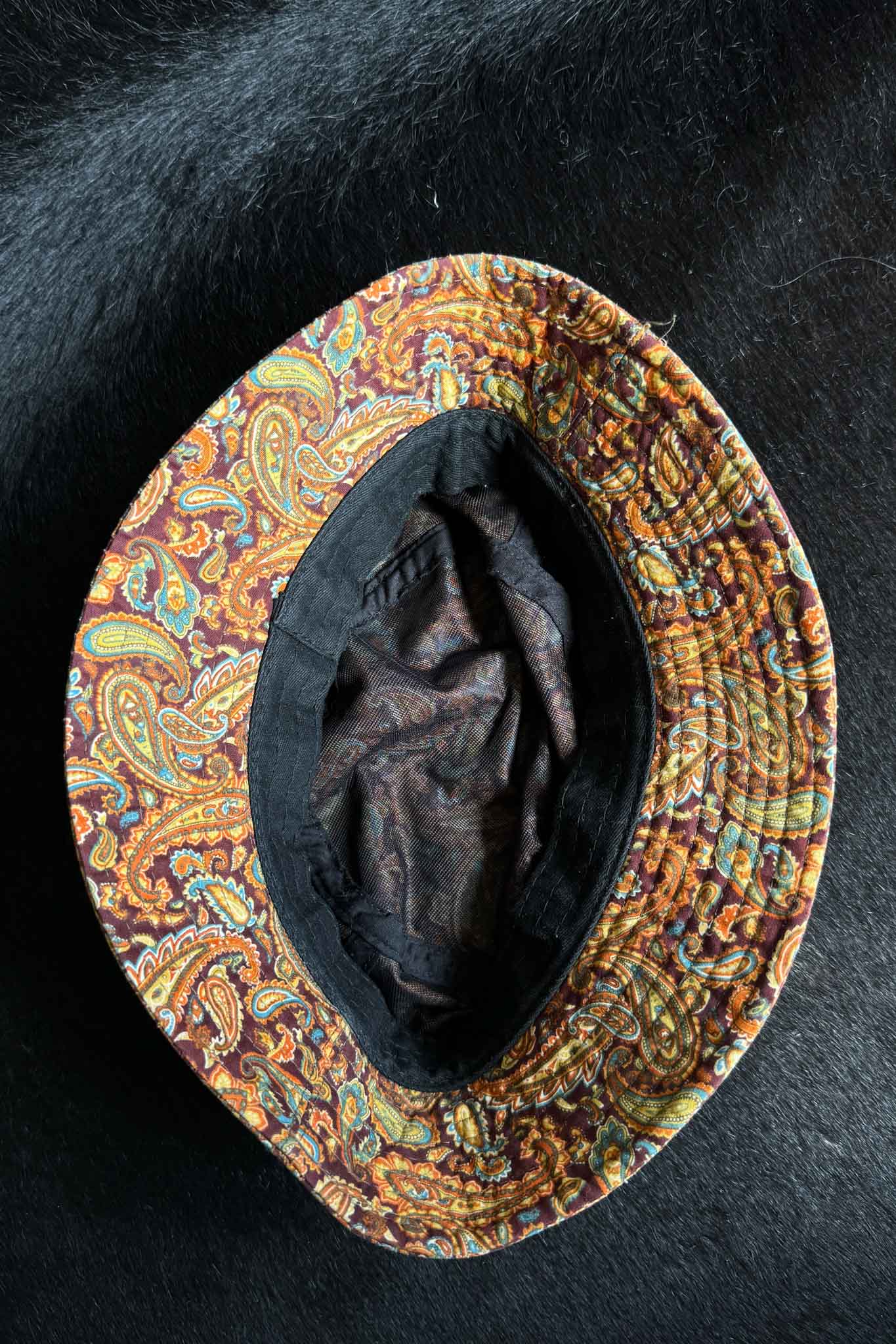 Vintage 90s Paisley Bucket Hat – Vintage Boho Festival Hat theplaincircle vintage