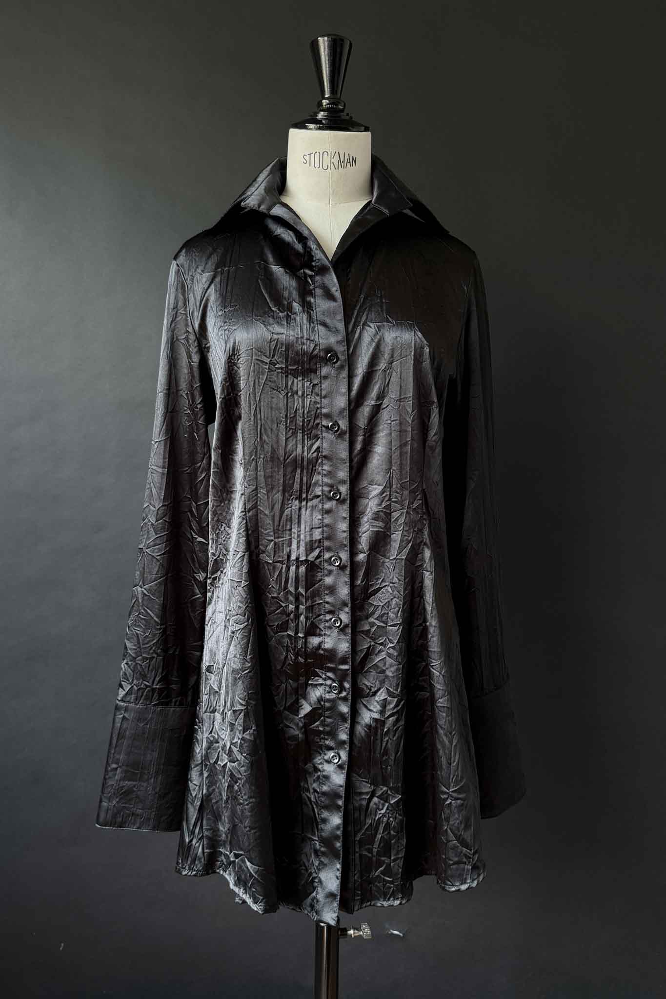 Vintage witchy Satin Bluse, S–M theplaincircle vintage