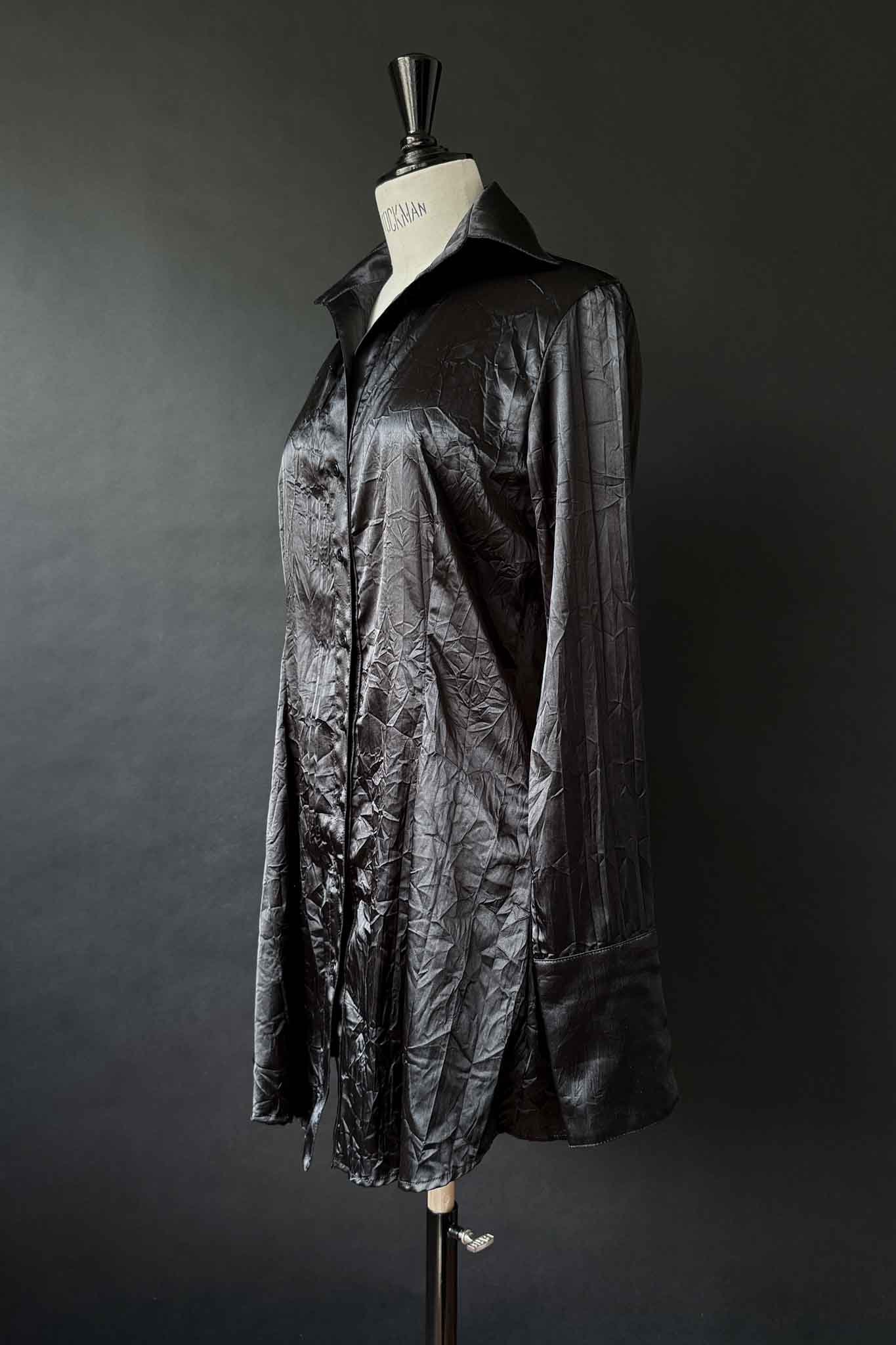 Vintage witchy Satin Bluse, S–M theplaincircle vintage