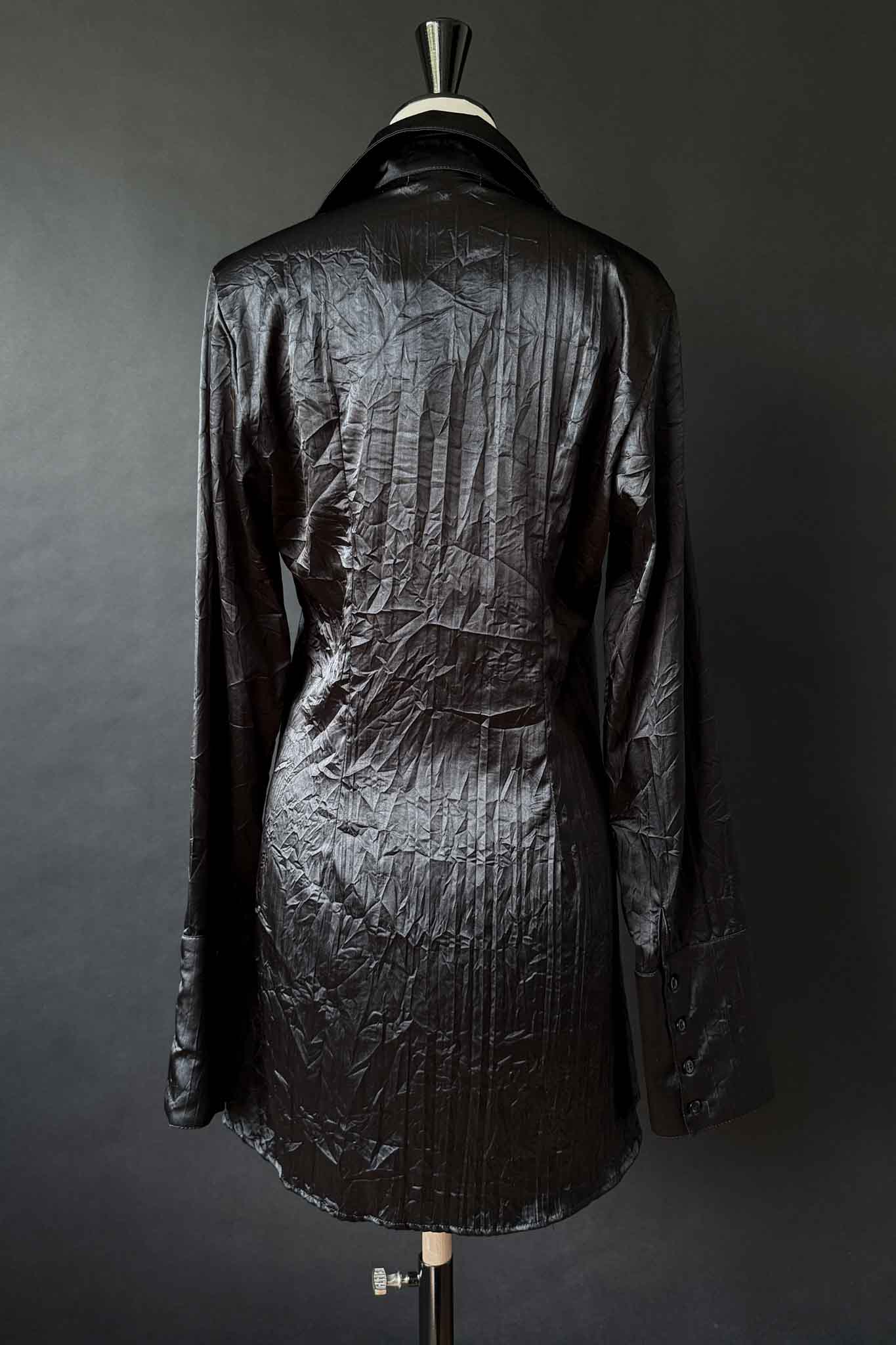 Vintage witchy Satin Bluse, S–M theplaincircle vintage