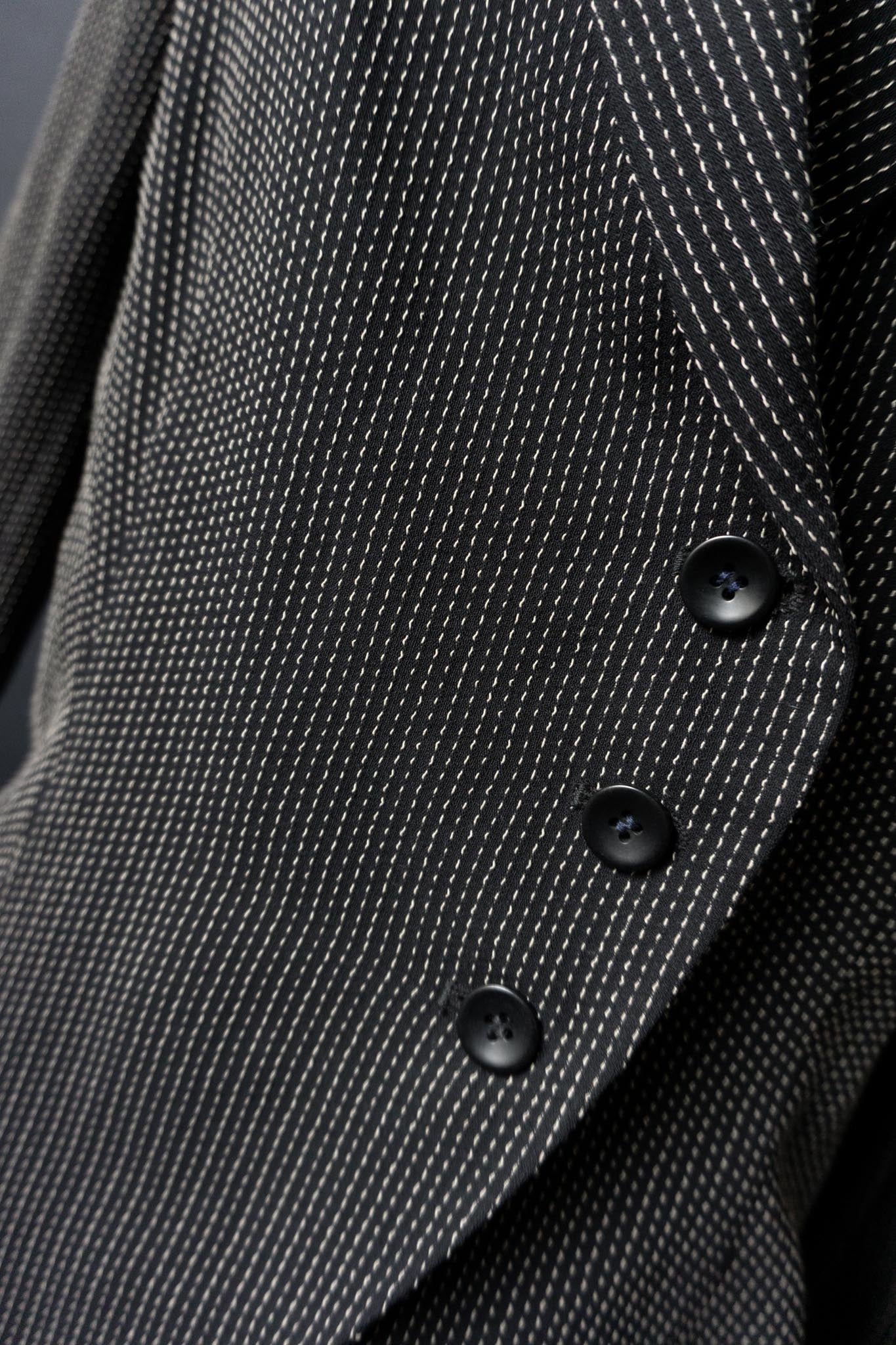 Vintage Sahzà Viskose Blazer, 90s, asymmetrisch, S–M