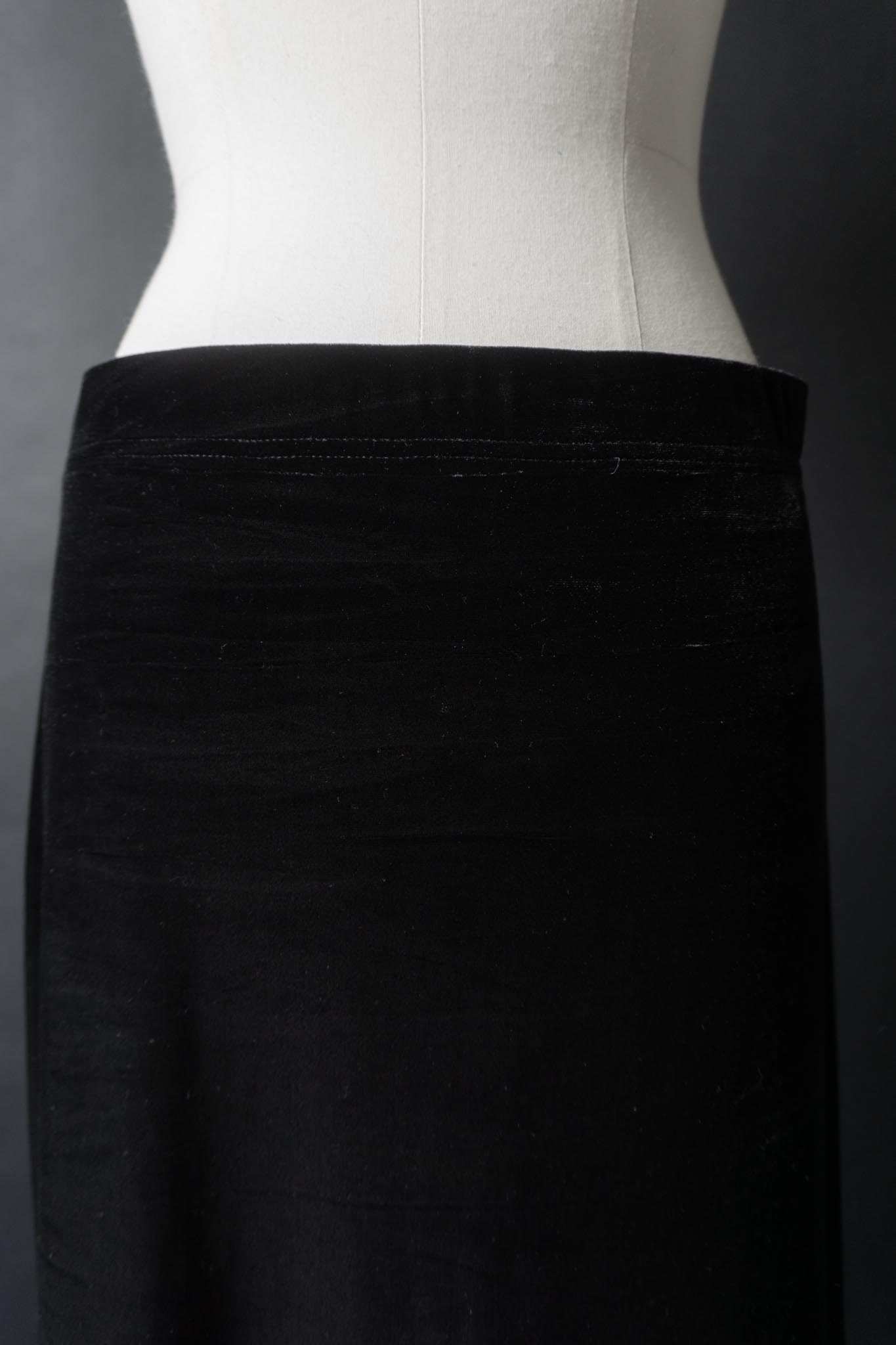 Vintage 90s Samt Maxirock, Goth Klassiker, S–M theplaincircle vintage
