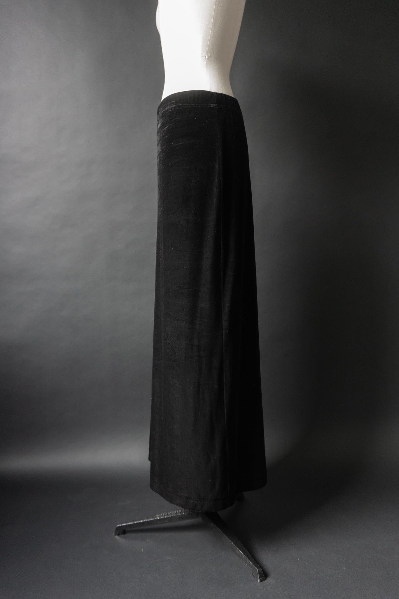 Vintage 90s Samt Maxirock, Goth Klassiker, S–M theplaincircle vintage