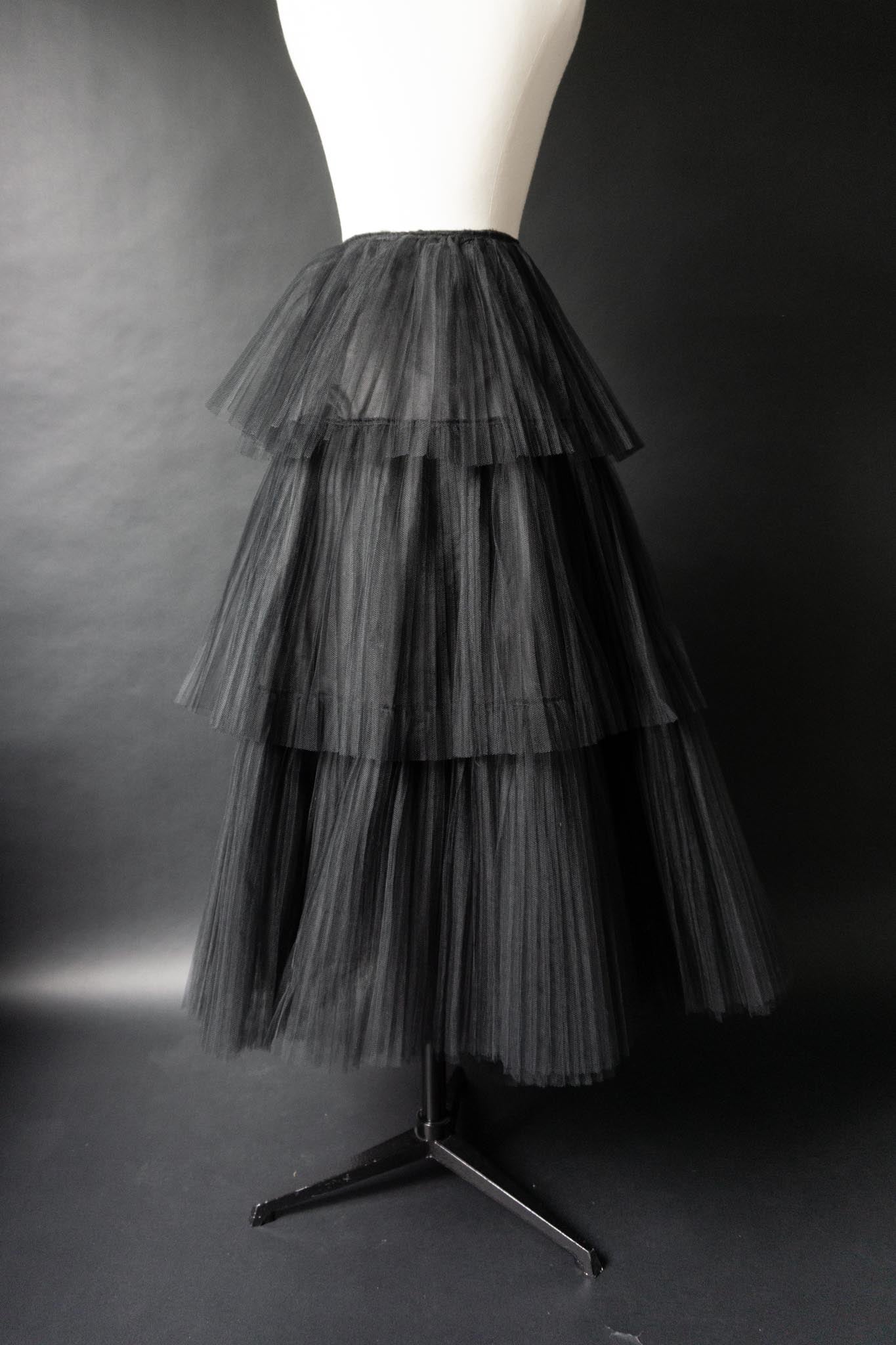 Vintage 50s Maxi Tüllrock, XL–XXL theplaincircle vintage