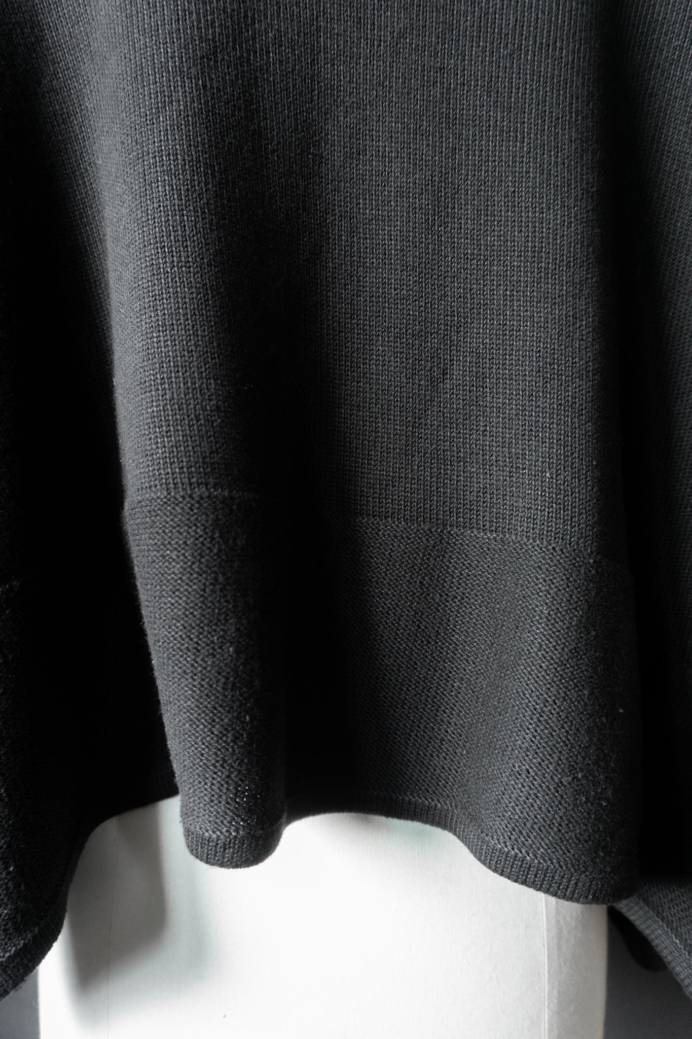 Vintage Black Avant-Garde Knit Cardigan, M–XL theplaincircle vintage