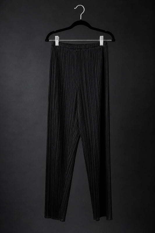 Vintage Issey Miyake Pleats Please Hose, Schwarz, XS–S