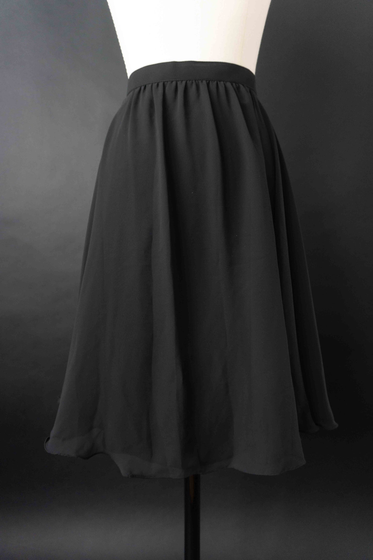 Vintage witchy Tellerrock, Schwarz, S–M theplaincircle vintage