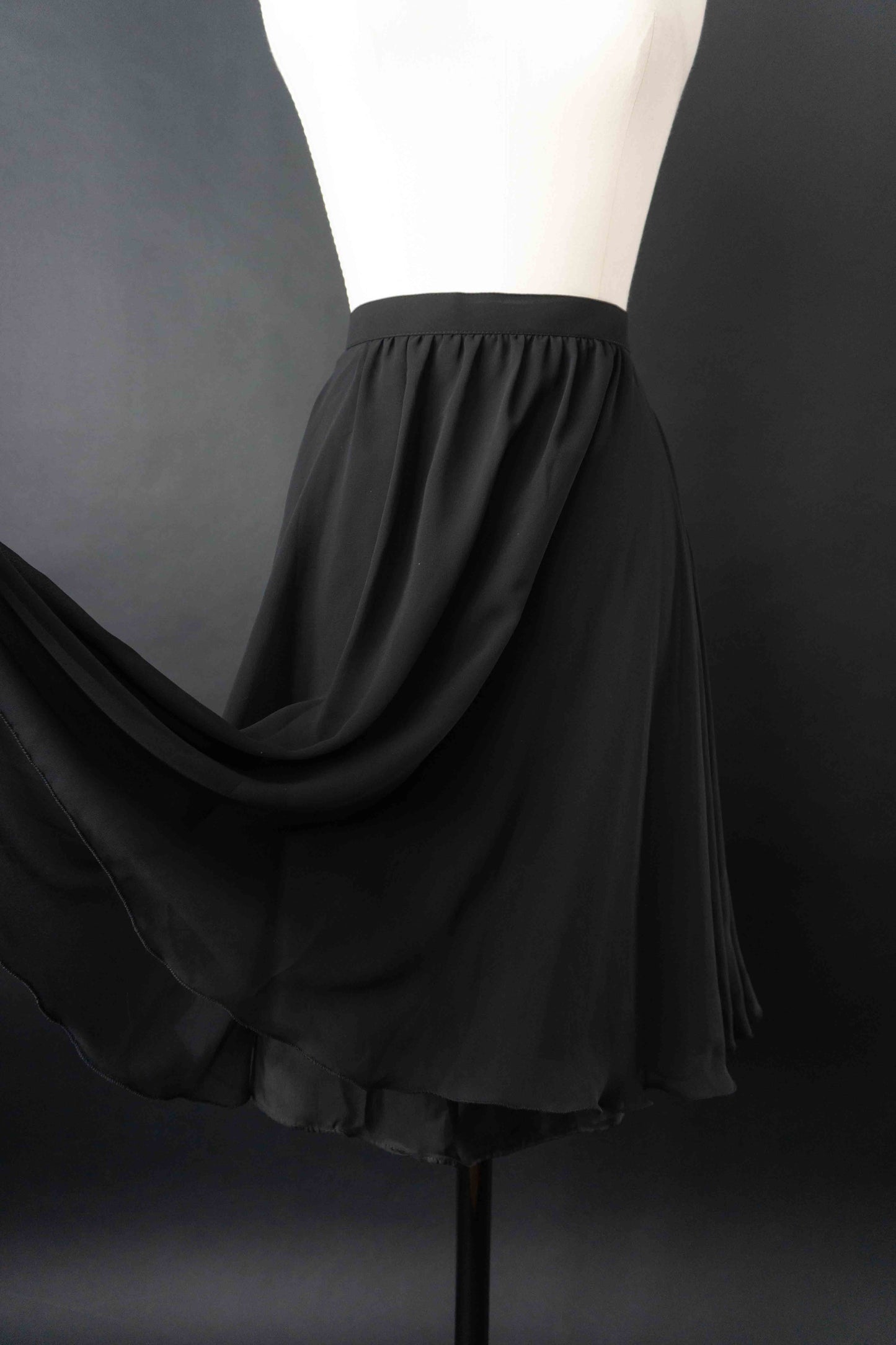 Vintage witchy Tellerrock, Schwarz, S–M theplaincircle vintage