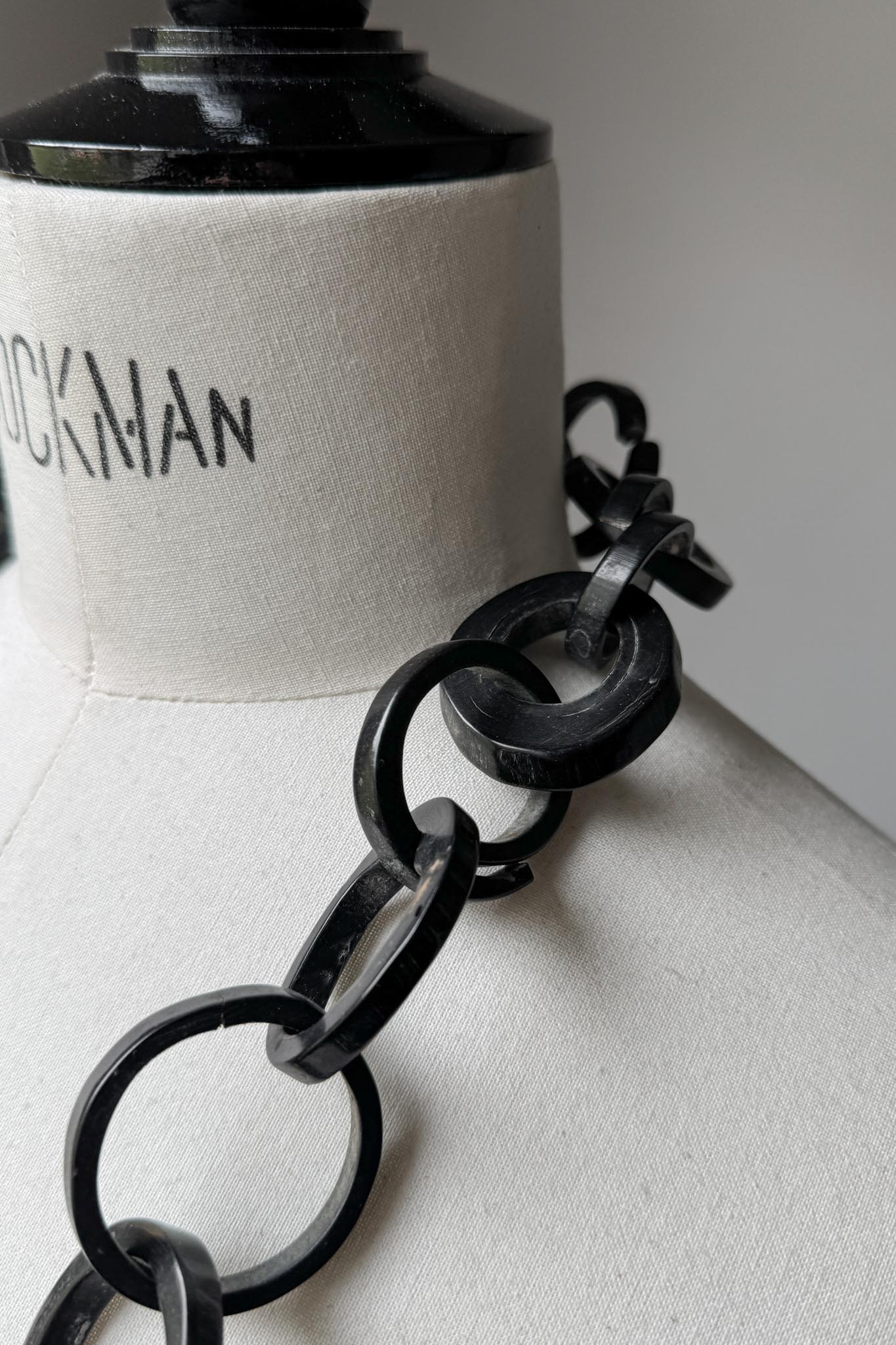 Vintage Horn Statement Necklace – Sculptural Avant-Garde theplaincircle vintage