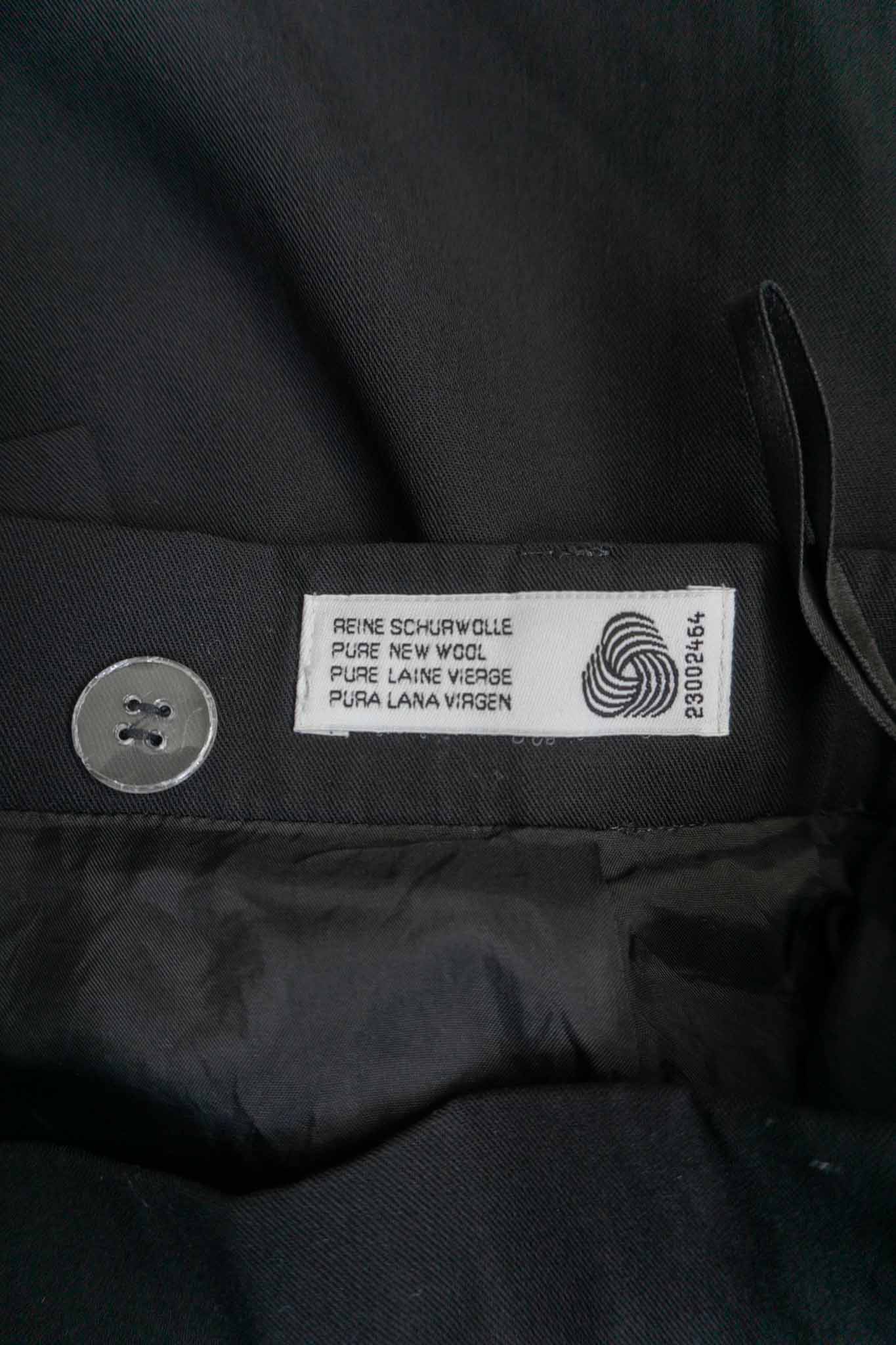 Escada Vintage Wollrock in Schwarz 