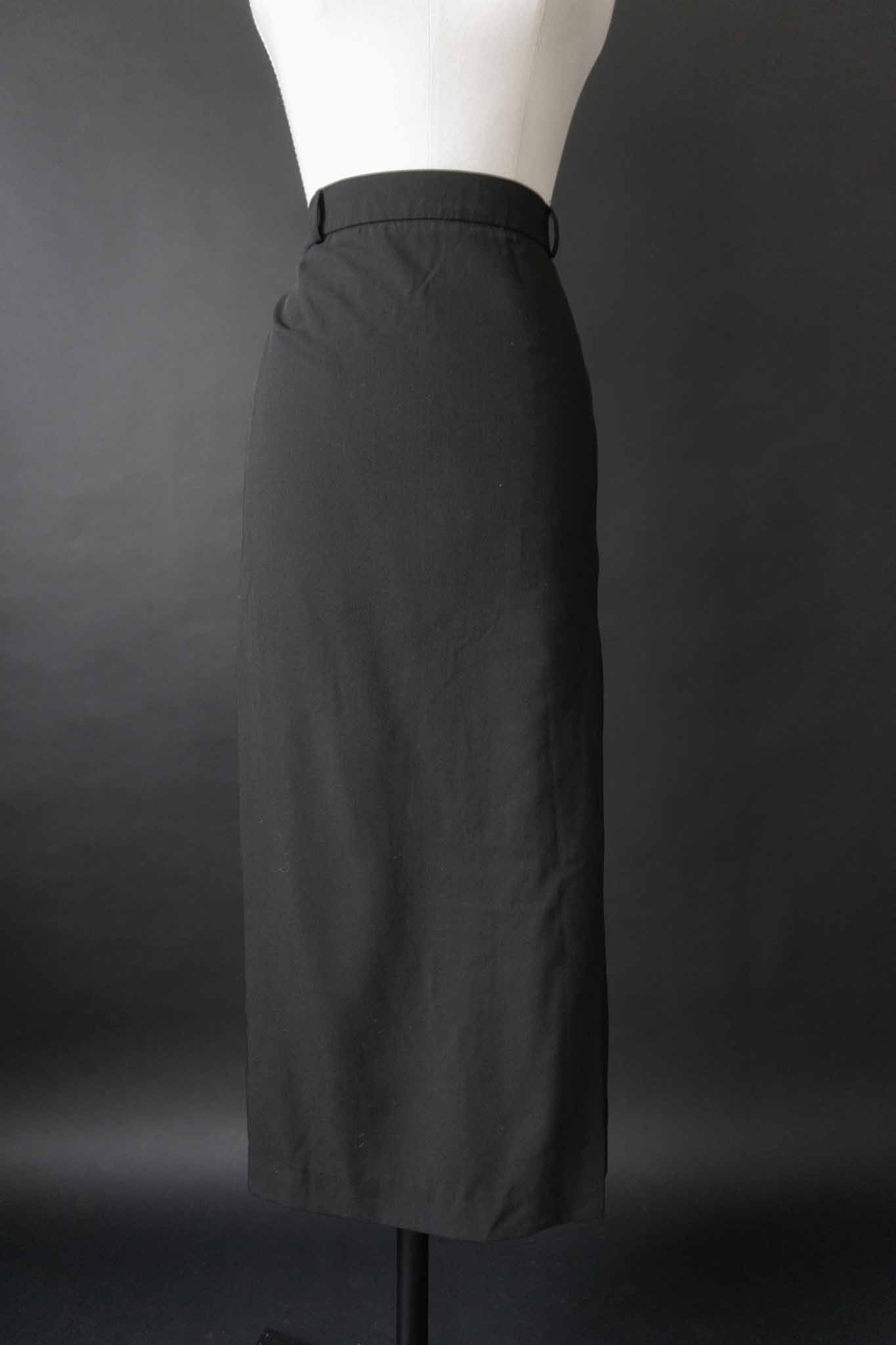 Escada Vintage Wollrock in Schwarz