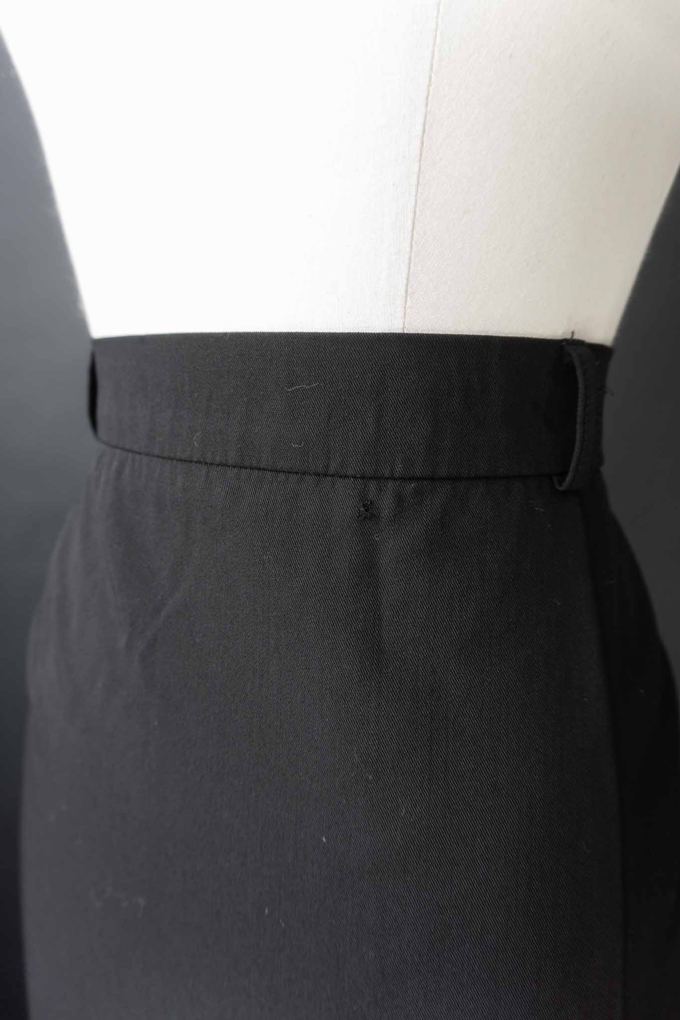Escada Vintage Wollrock in Schwarz