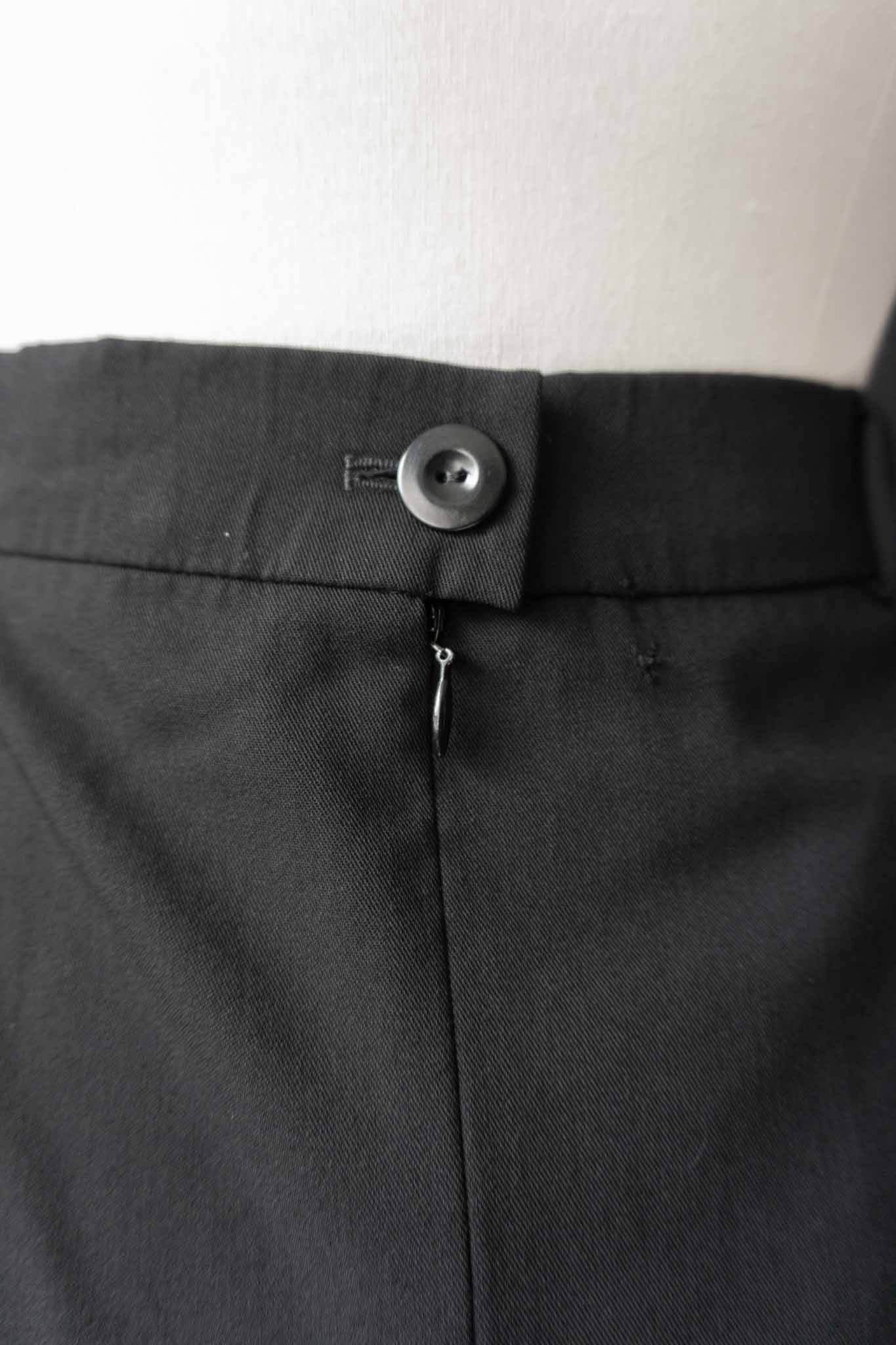 Escada Vintage Wollrock in Schwarz 
