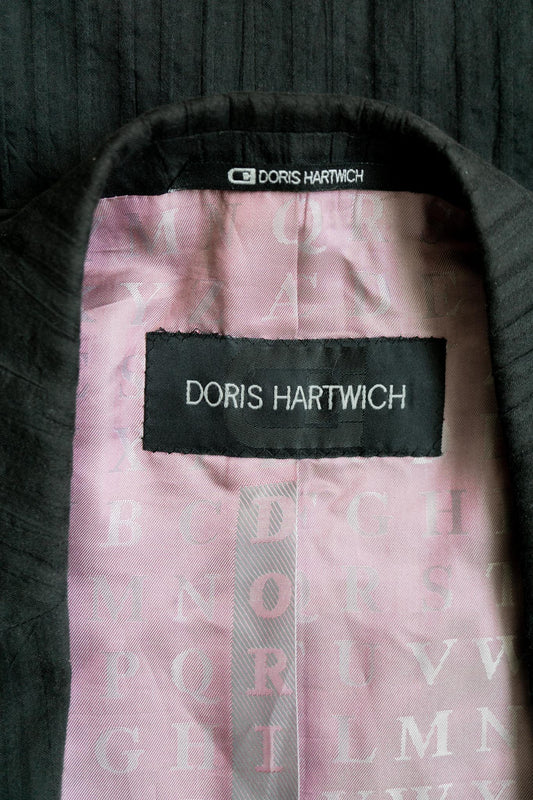 Doris Hartwich Blazer 90s Oversized Anthrazit Baumwolle