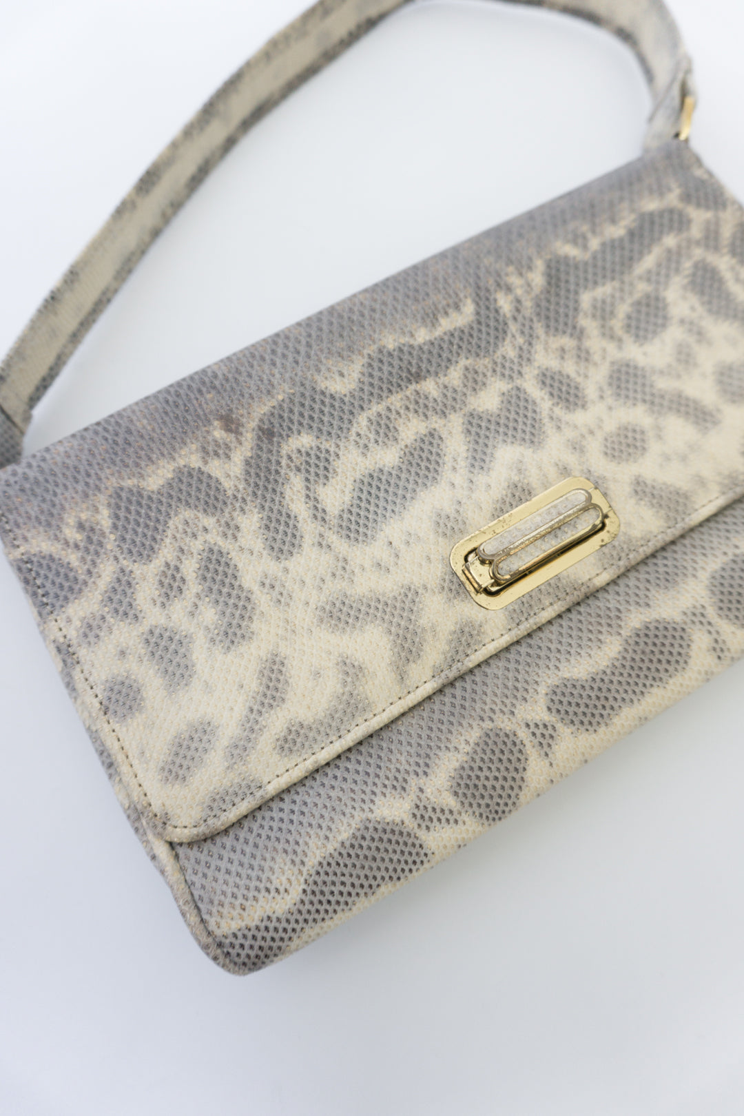 Tasche Kroko Creme