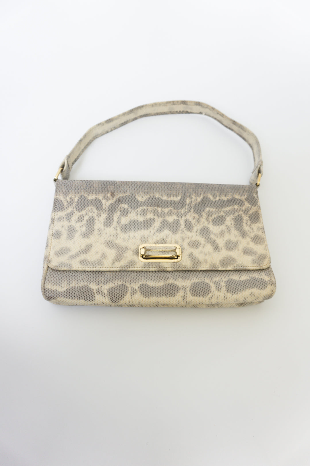 Tasche Kroko Creme