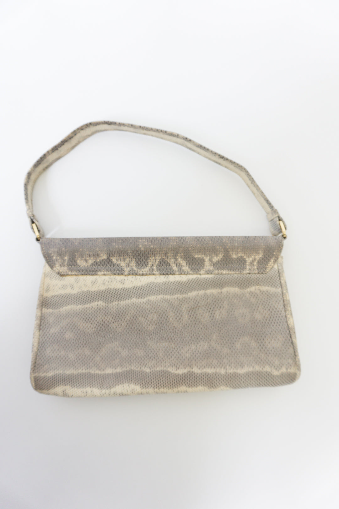 Tasche Kroko Creme