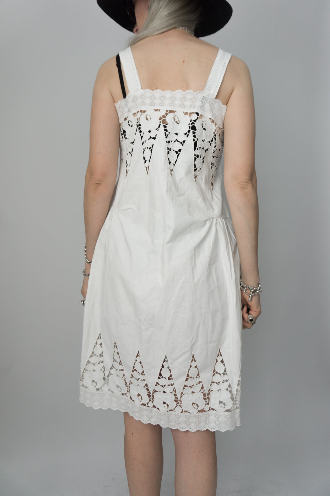Sommerkleid Weiß Antik