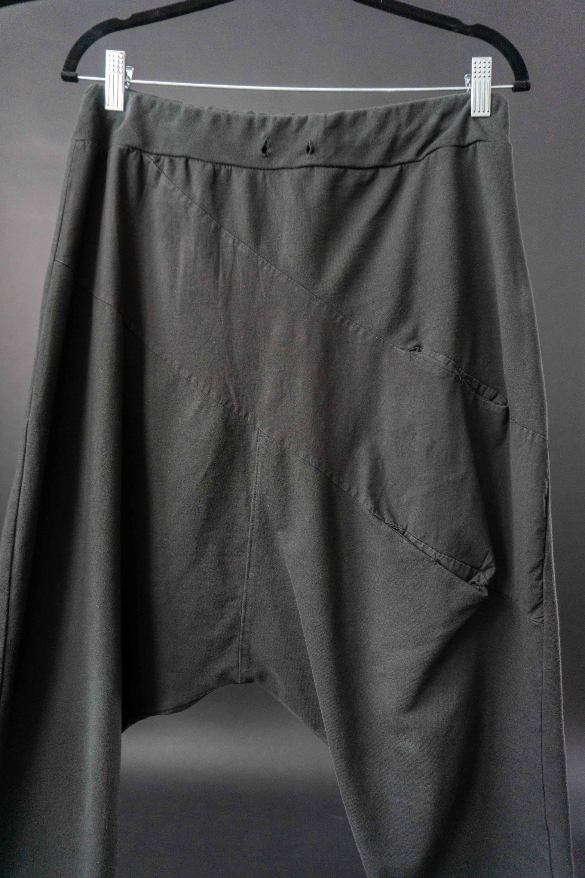 Hose, drop crotch, Schwarz, S–M theplaincircle vintage