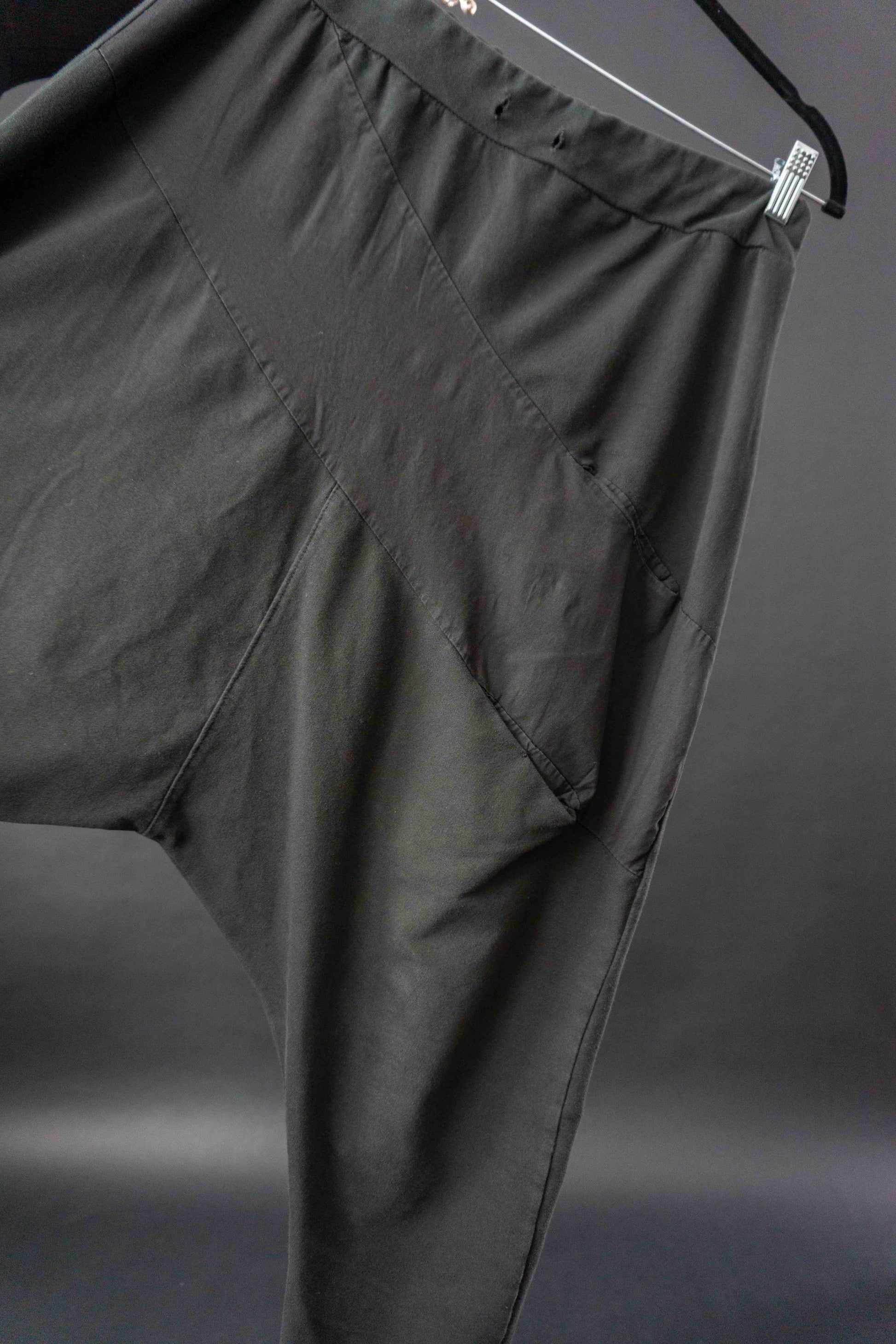 Hose, drop crotch, Schwarz, S–M theplaincircle vintage