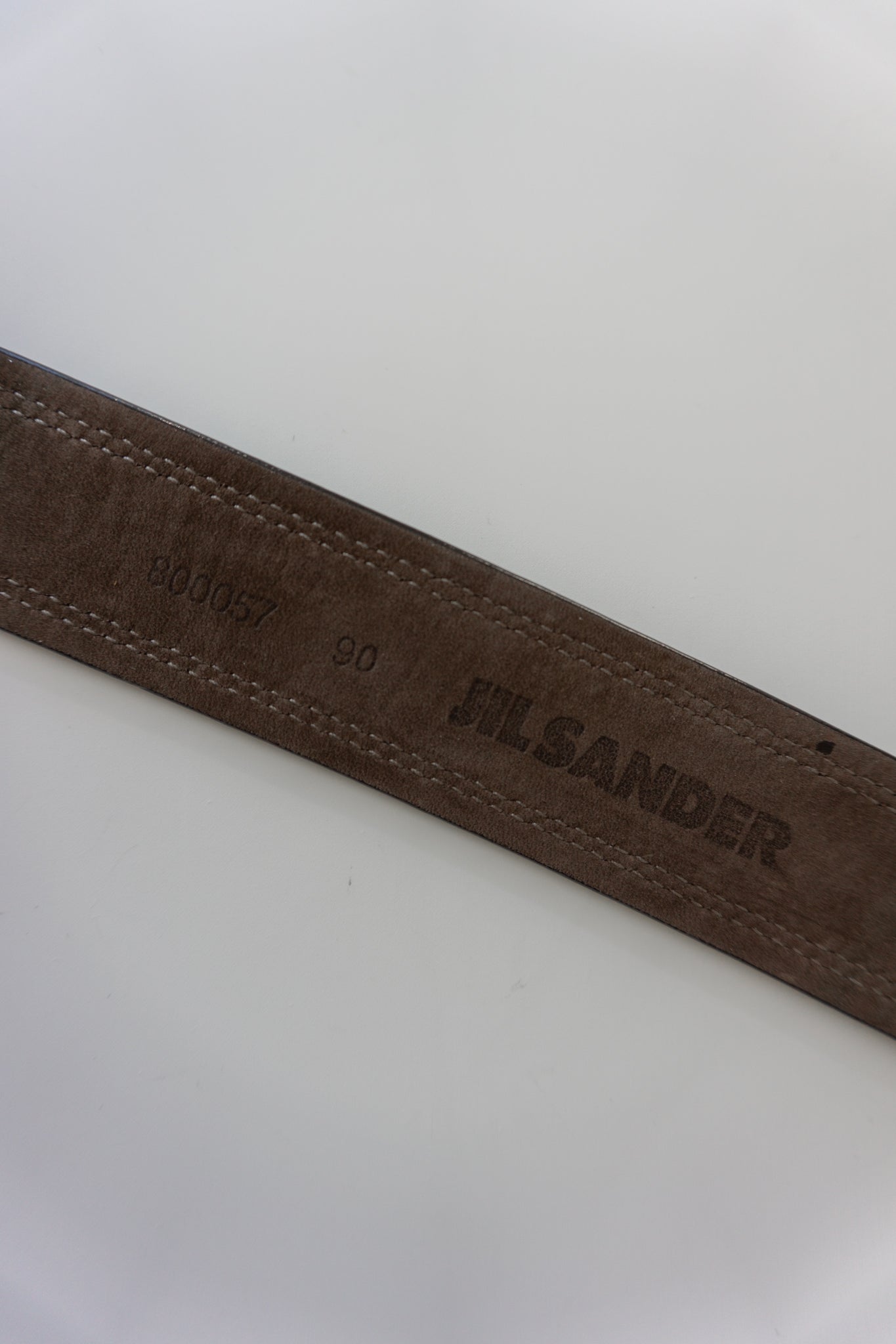 Ledergürtel Jil Sander Schwarz 90