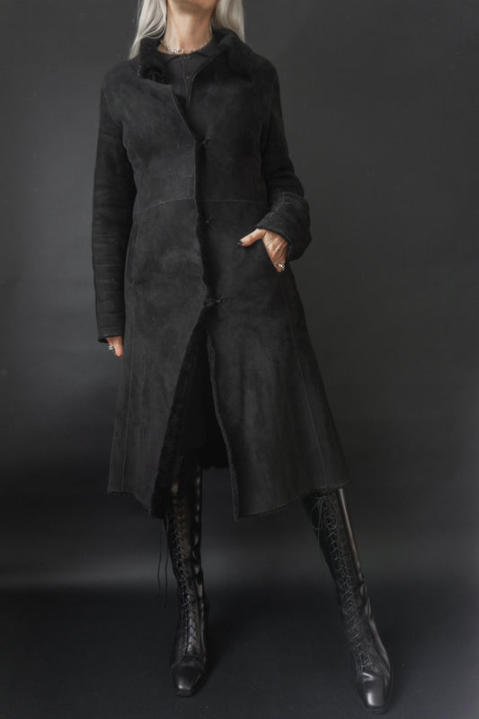 Lammy coat shearling black
