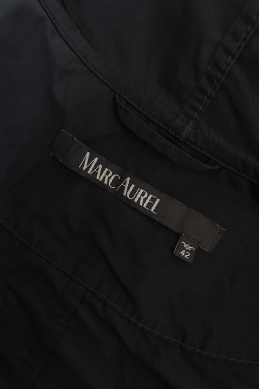 Marc Aurel Regenjacke Schwarz - theplaincircle vintage