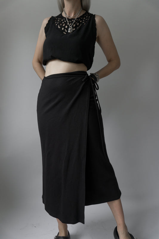 –Personal Archive– Jersey wrap skirt