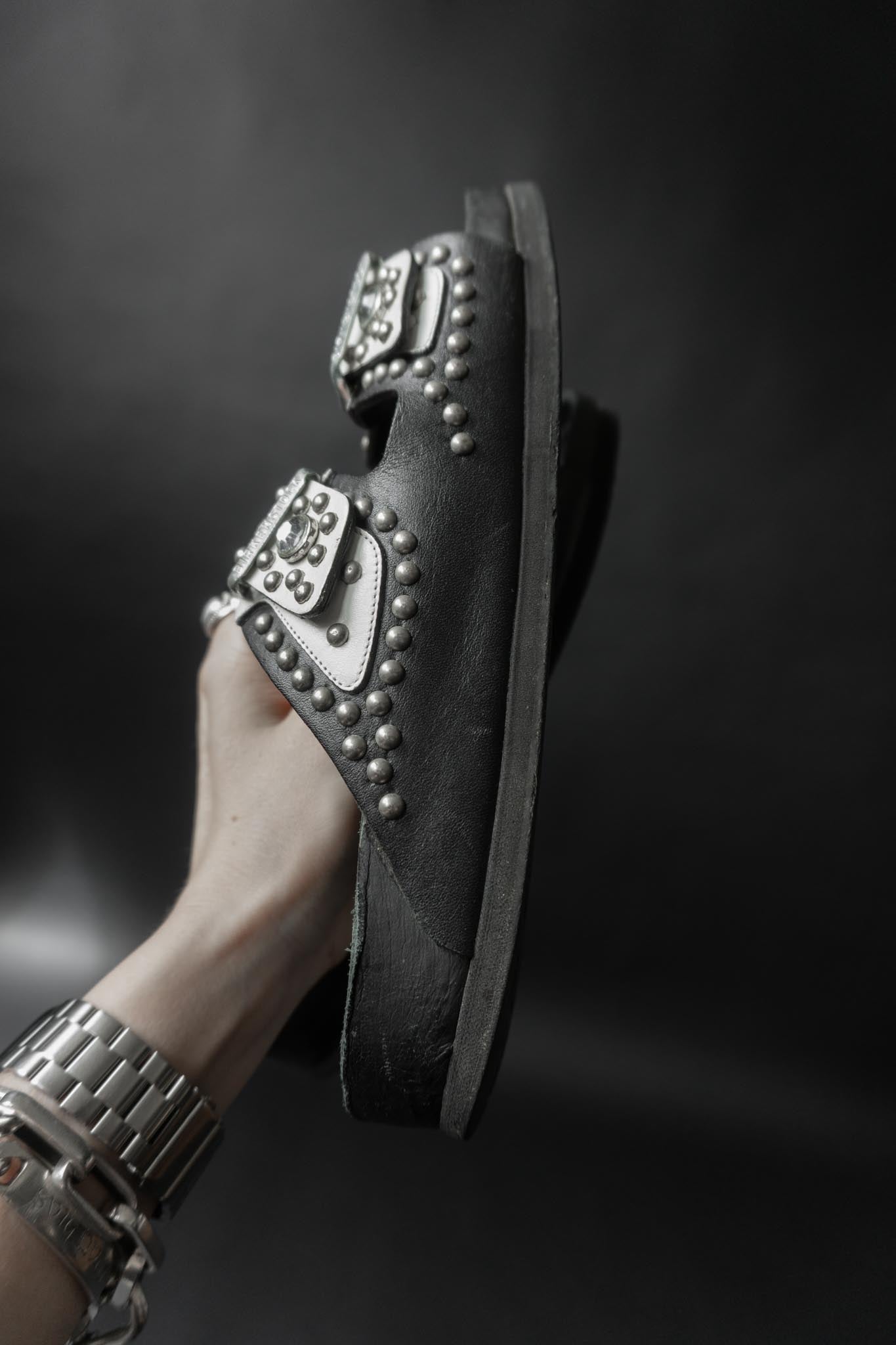 Vintage Birkenstock Sandalen mit Strass & Nieten aus der Heidi Klum Edition 2005 – Größe 41